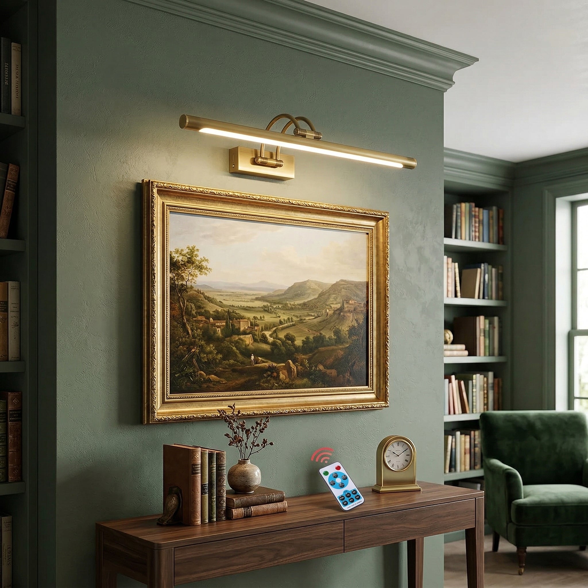 Size comparison of the available lengths for the Alton wall lamp.