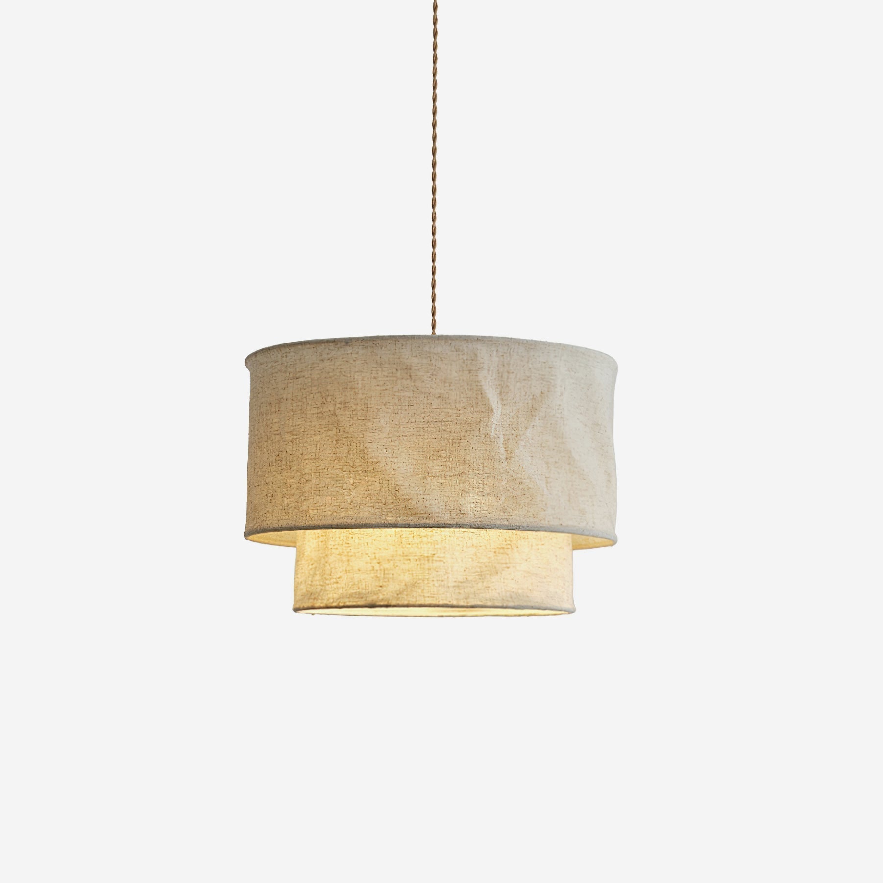Nuvai Natural Linen Pendant Light