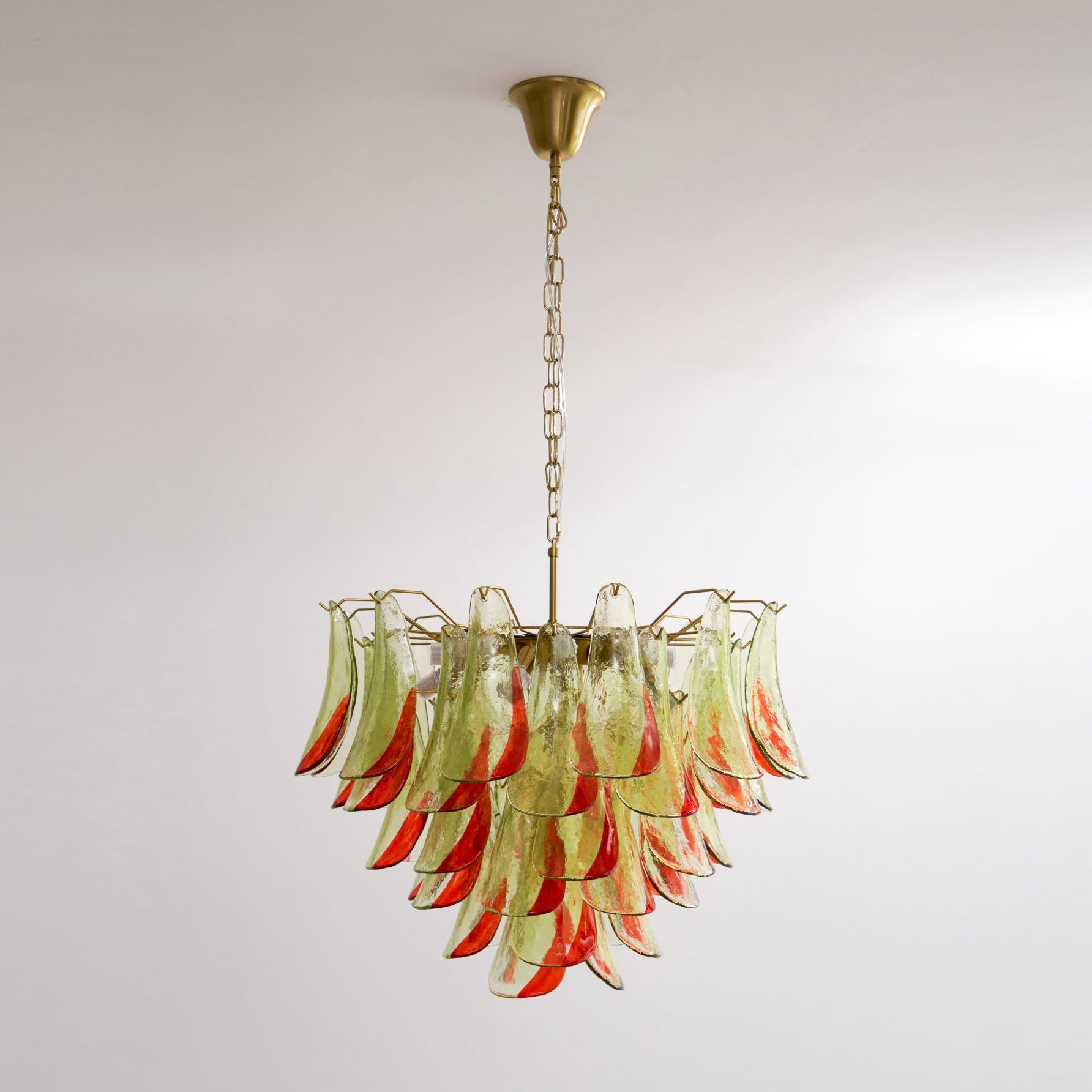 Aurora Chandelier Murano Glass Petal Elegant-Neutral Decor