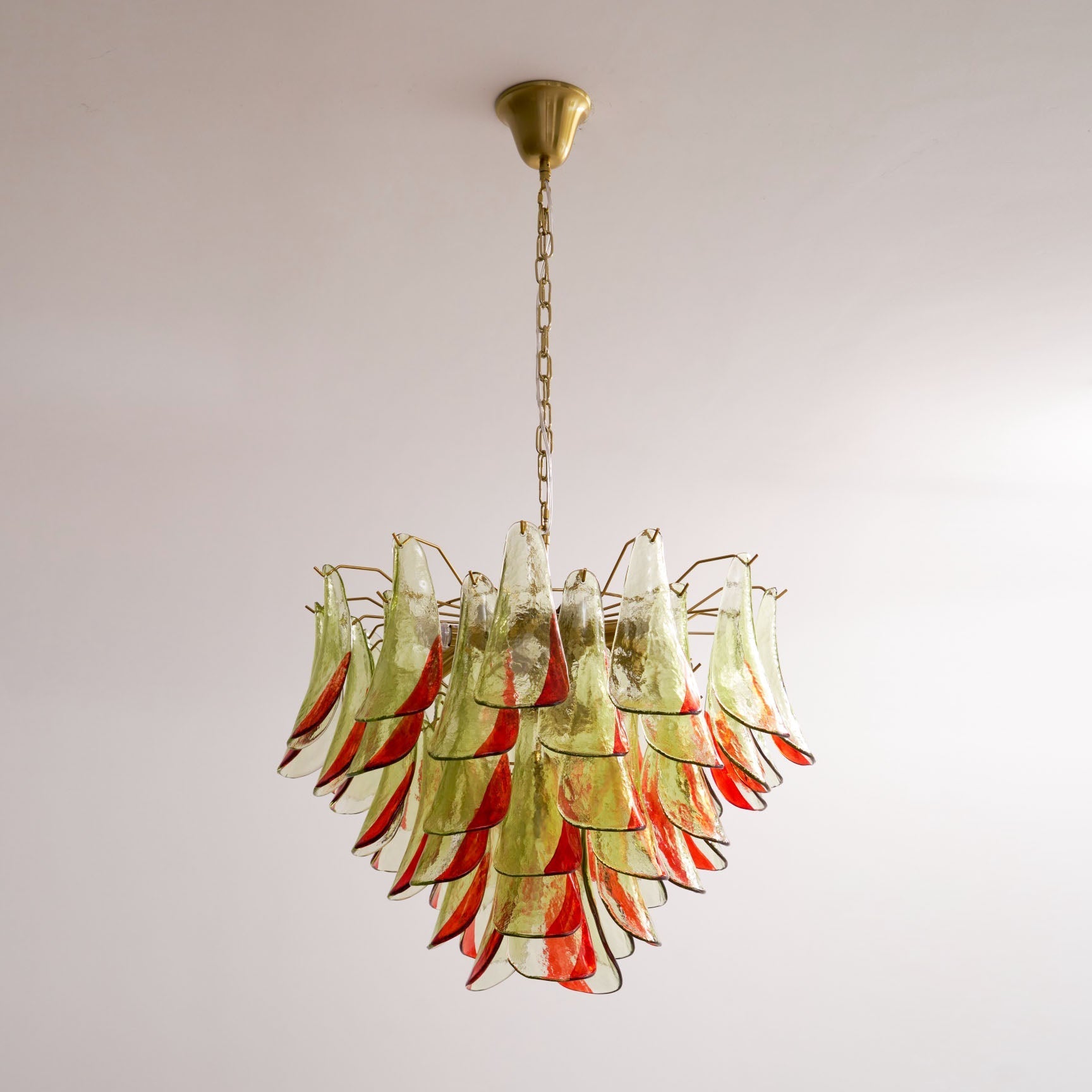 Aurora Chandelier Murano Glass Petal Elegant-Neutral Decor