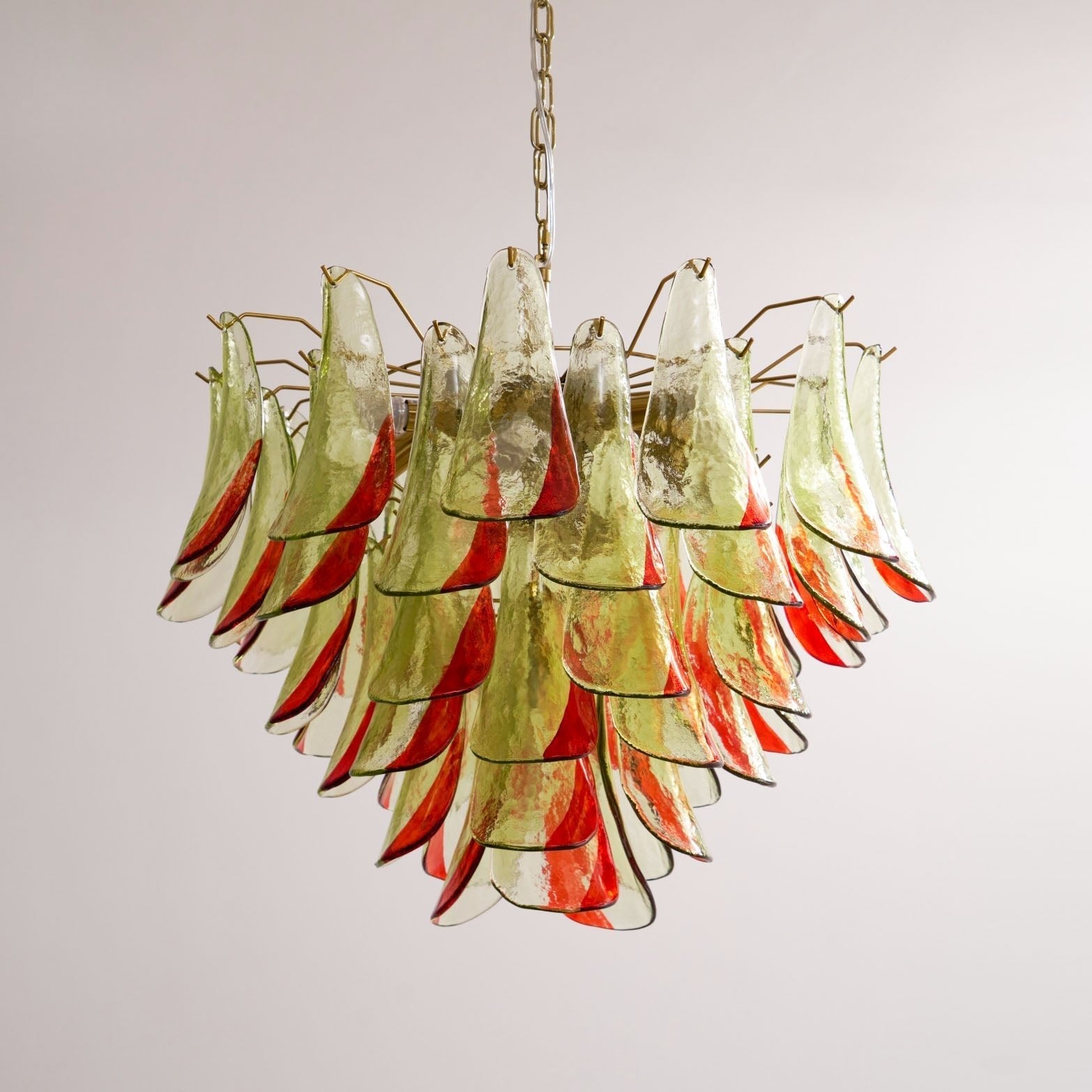 Aurora Chandelier Murano Glass Petal Elegant-Neutral Decor