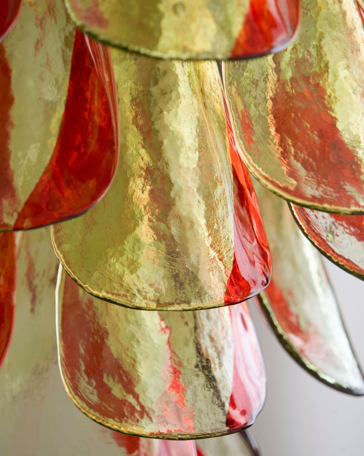 Aurora Chandelier Murano Glass Petal Elegant-Neutral Decor