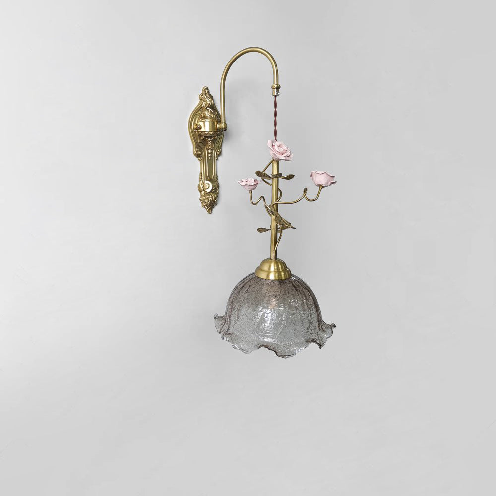 Top-down view of the Marilee Wall Lamp fixture.