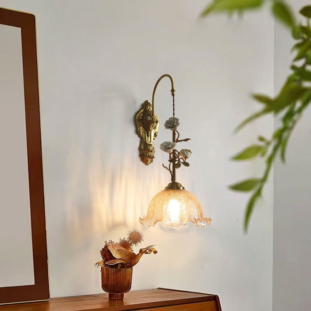 Marilee Wall Lamp providing ambient light in a hallway.