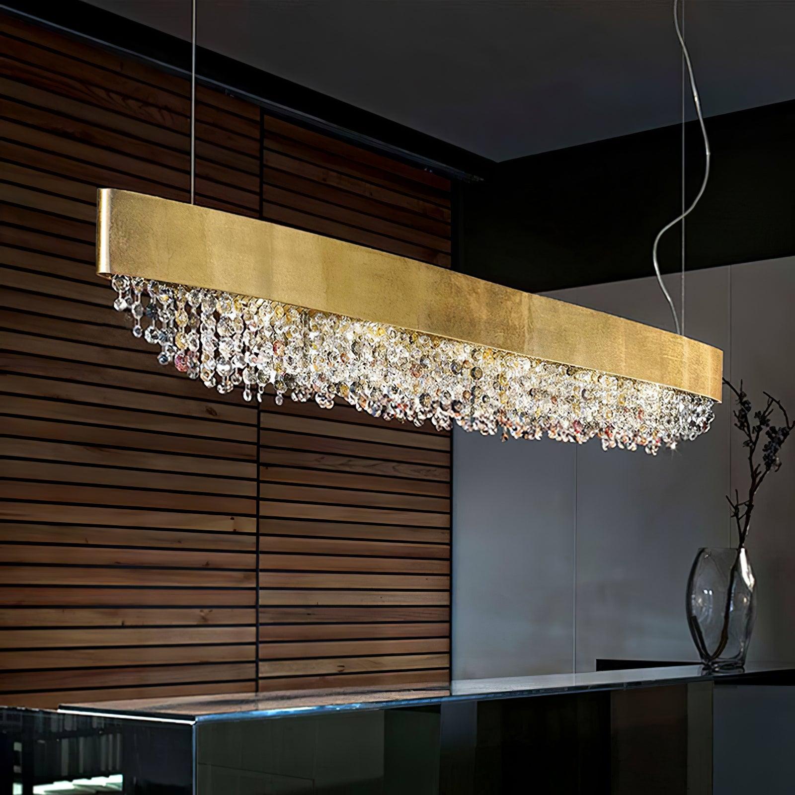 Kaelan Modern Luxury Crystal Pendant Light-Neutral Decor