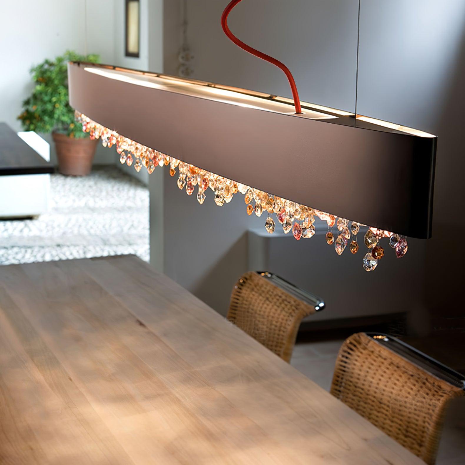Kaelan Modern Luxury Crystal Pendant Light-Neutral Decor