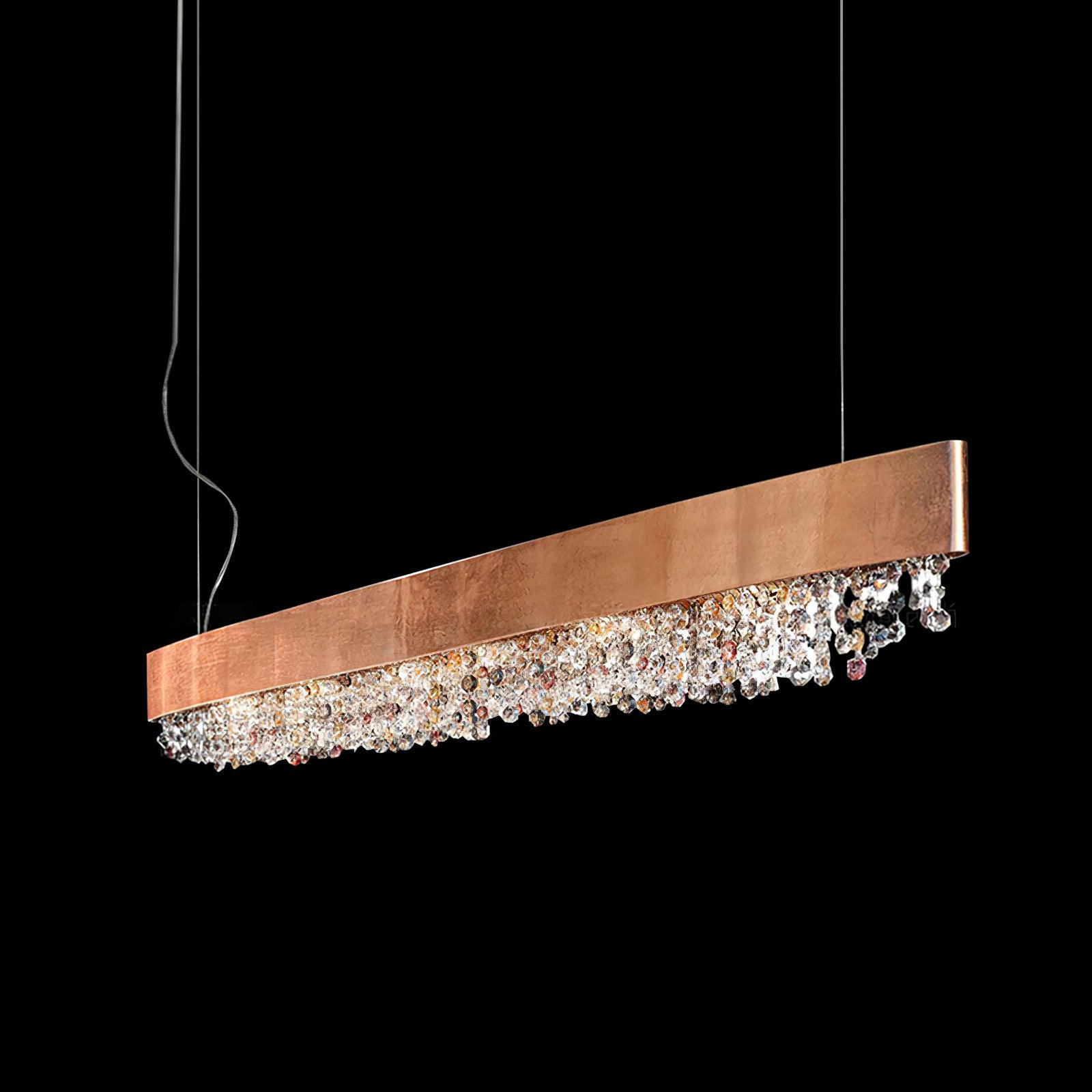 Kaelan Modern Luxury Crystal Pendant Light-Neutral Decor