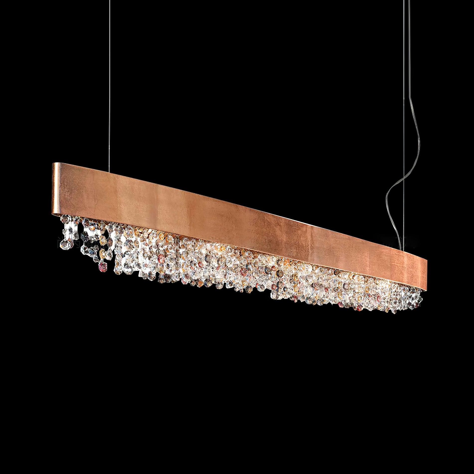 Kaelan Modern Luxury Crystal Pendant Light-Neutral Decor
