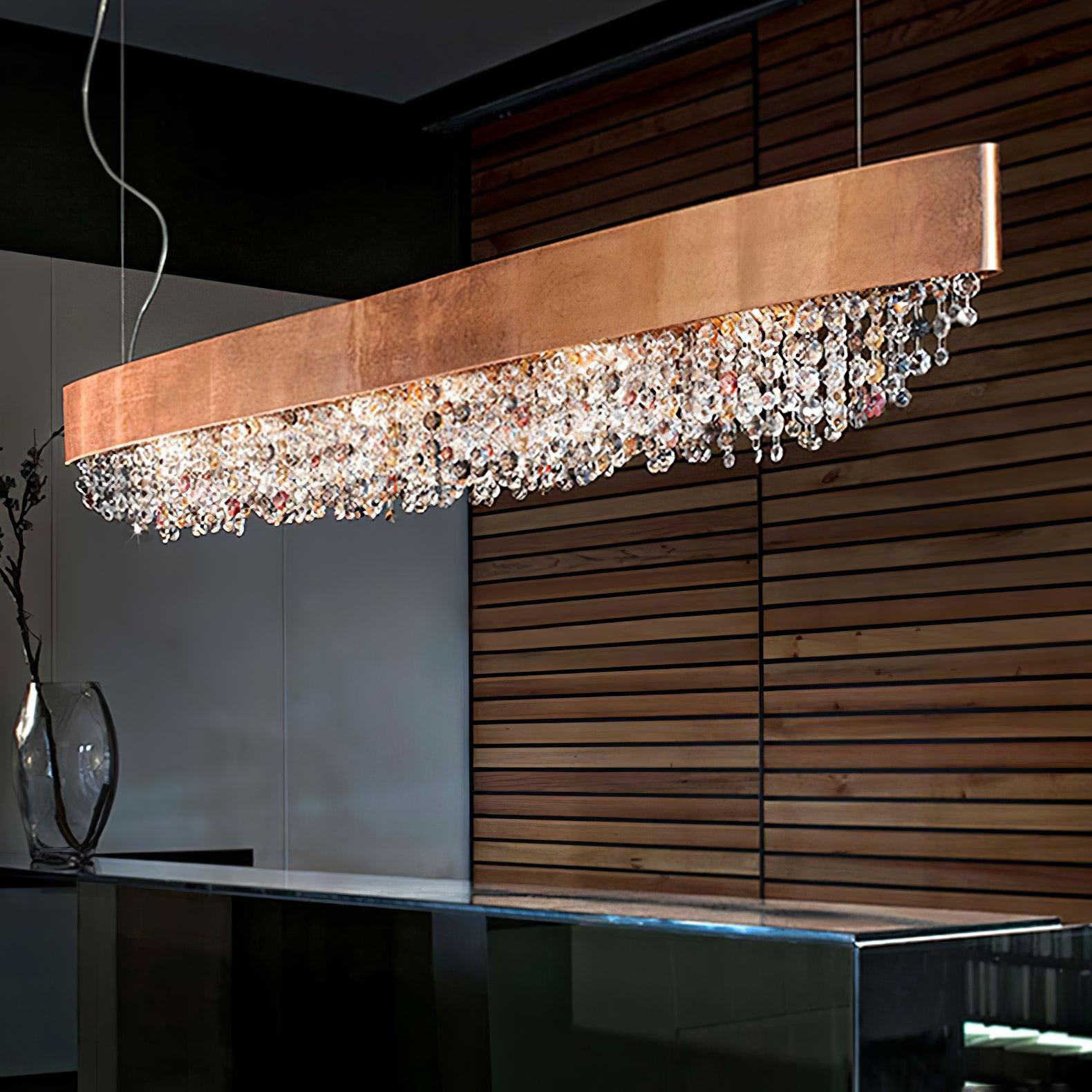 Kaelan Modern Luxury Crystal Pendant Light-Neutral Decor