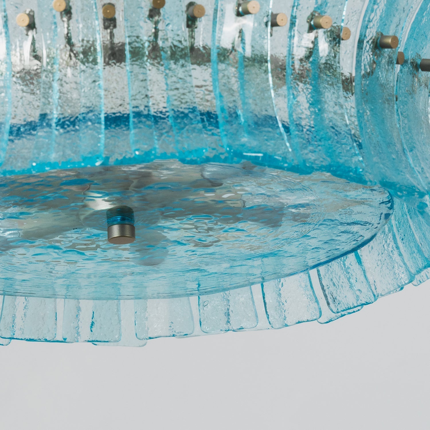 The Marin Chandelier in a beach house style living room.