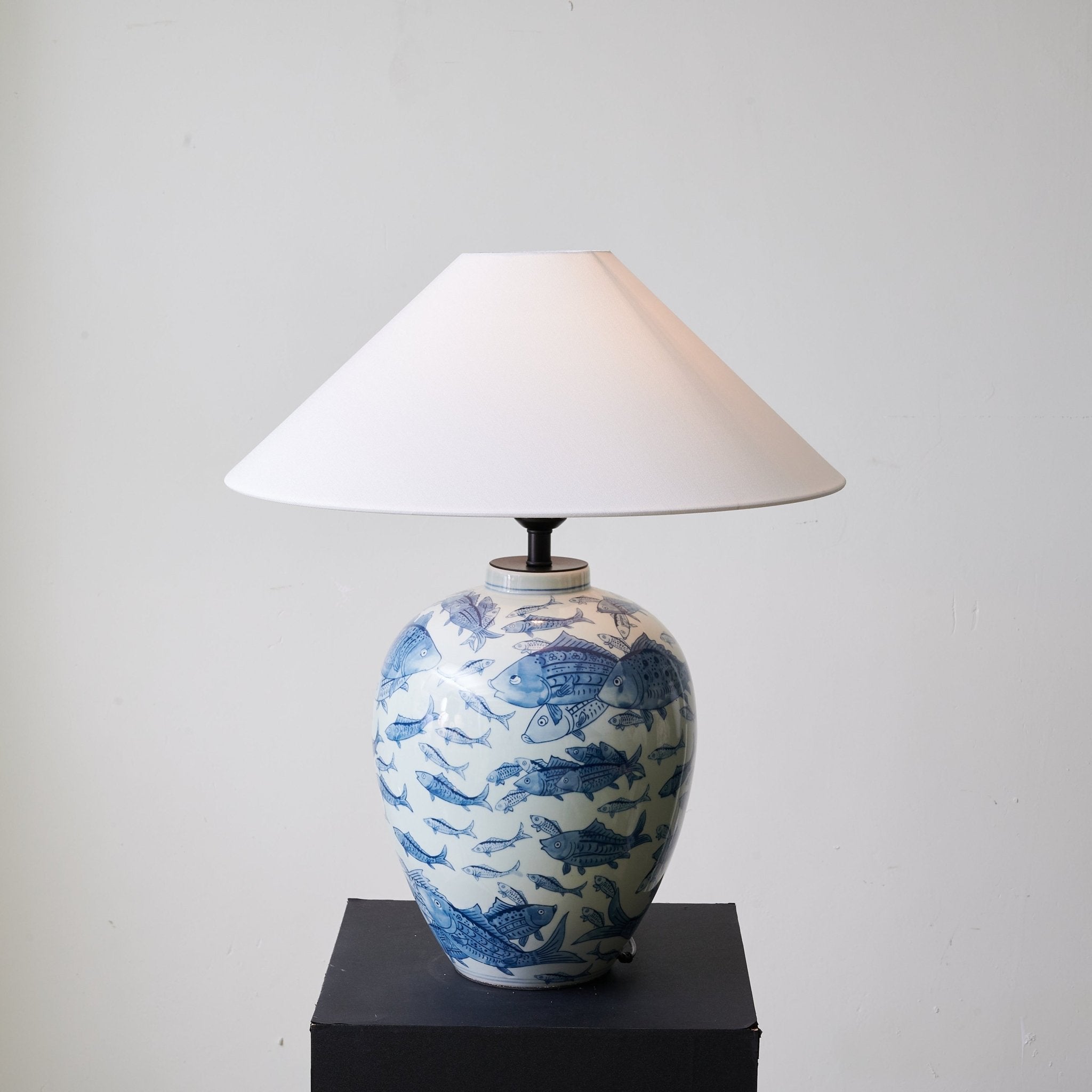 Tel Fabric Traditional Table Lamp-Neutral Decor