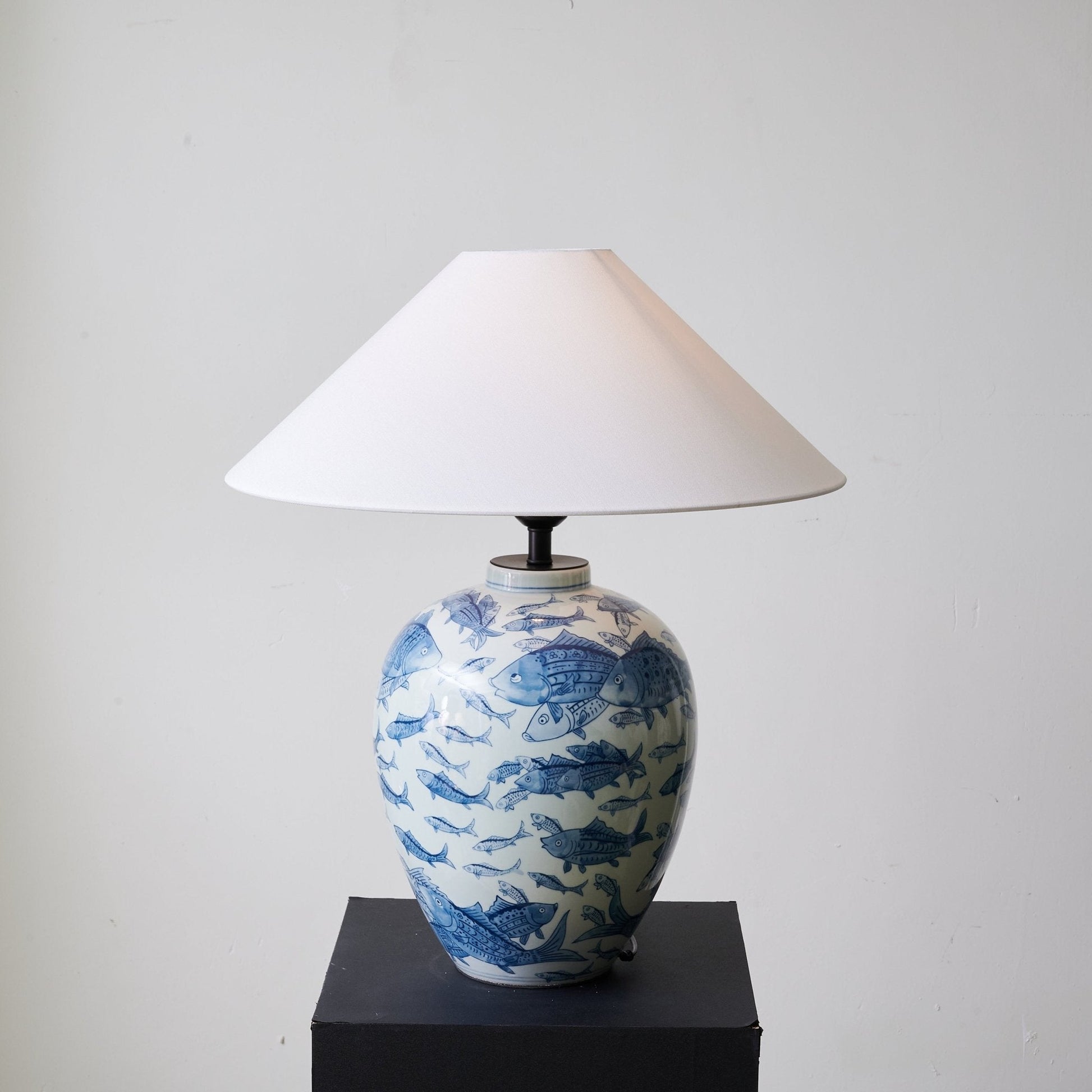 Tel Fabric Traditional Table Lamp-Neutral Decor