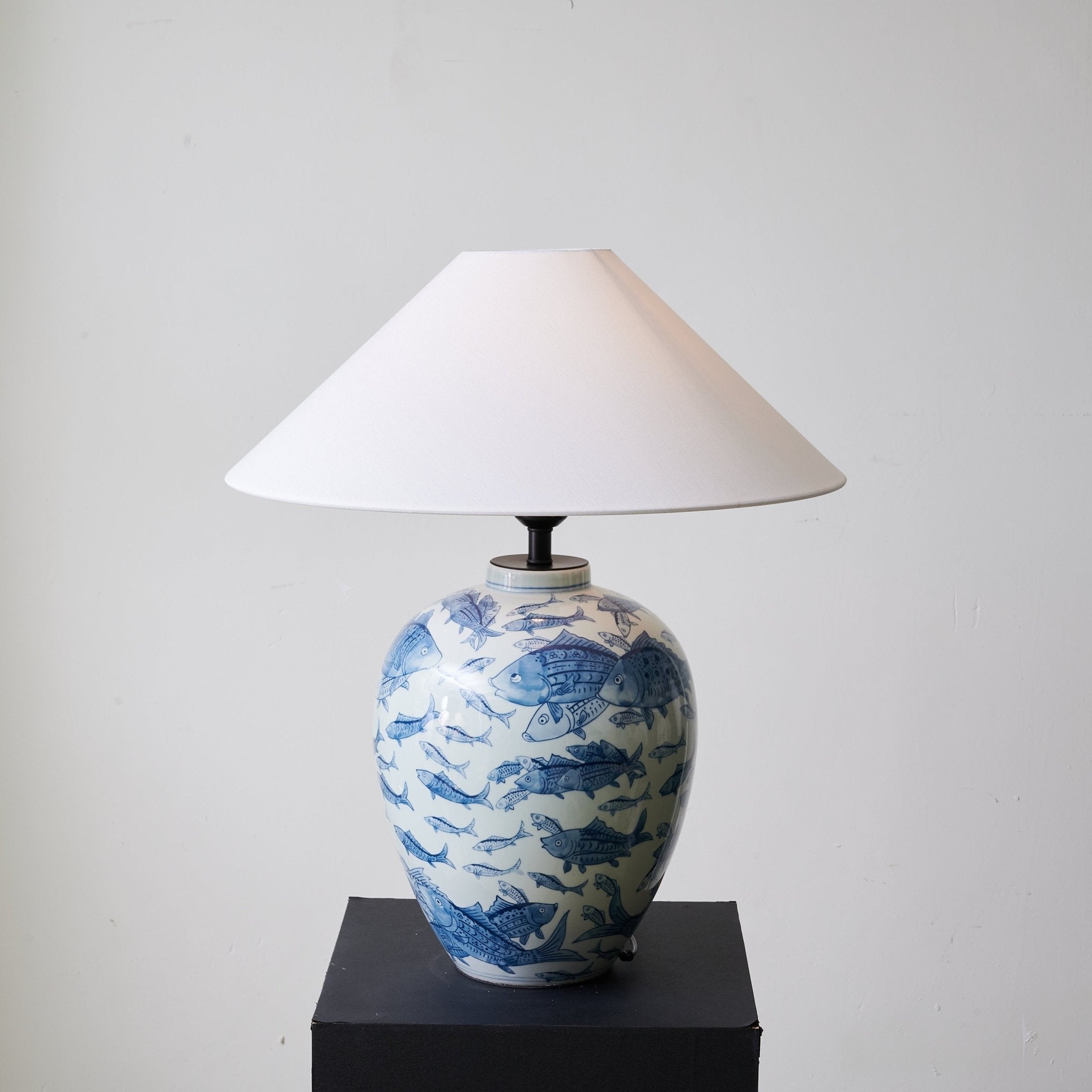 Tel Fabric Traditional Table Lamp-Neutral Decor