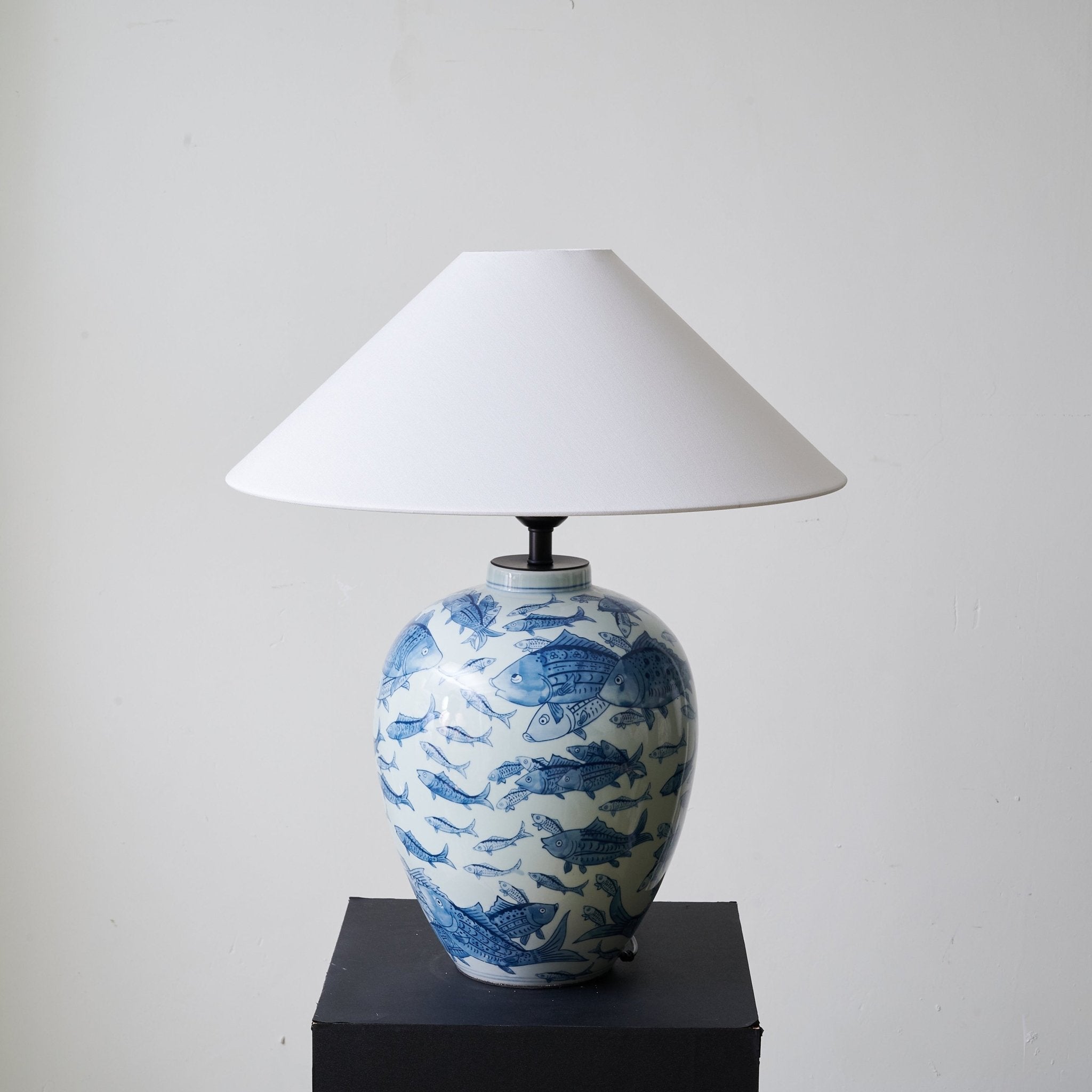 Tel Fabric Traditional Table Lamp-Neutral Decor