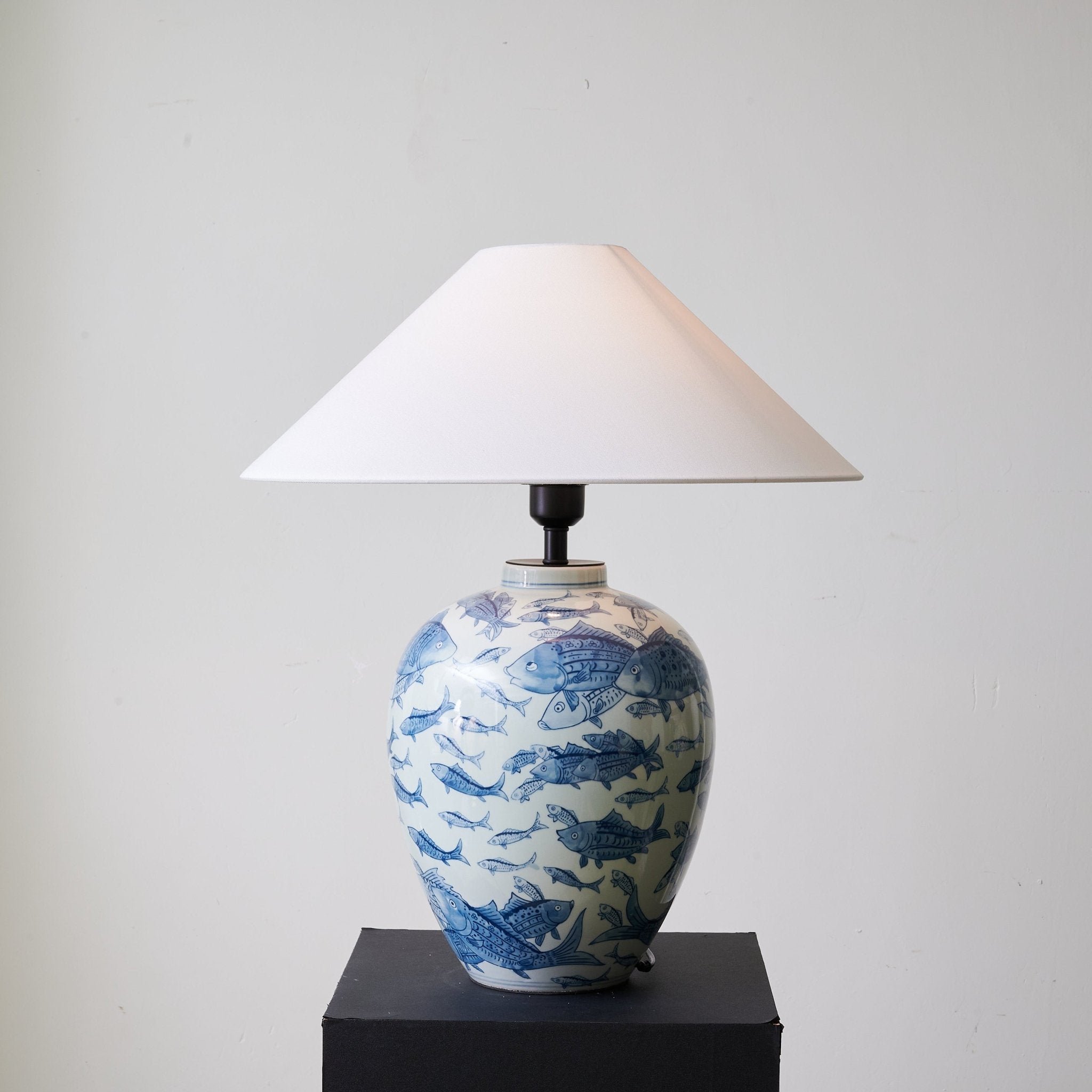 Tel Fabric Traditional Table Lamp-Neutral Decor