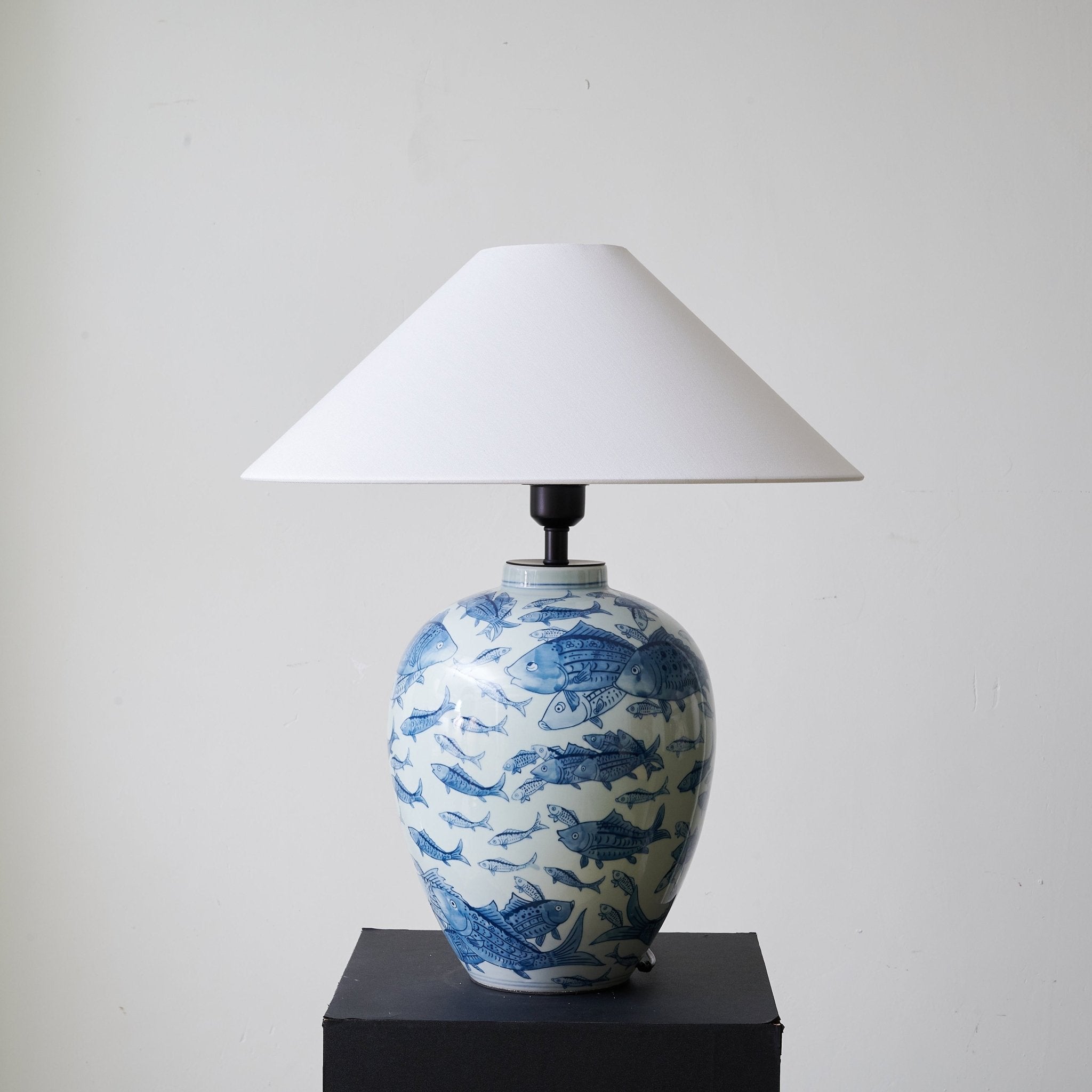 Tel Fabric Traditional Table Lamp-Neutral Decor
