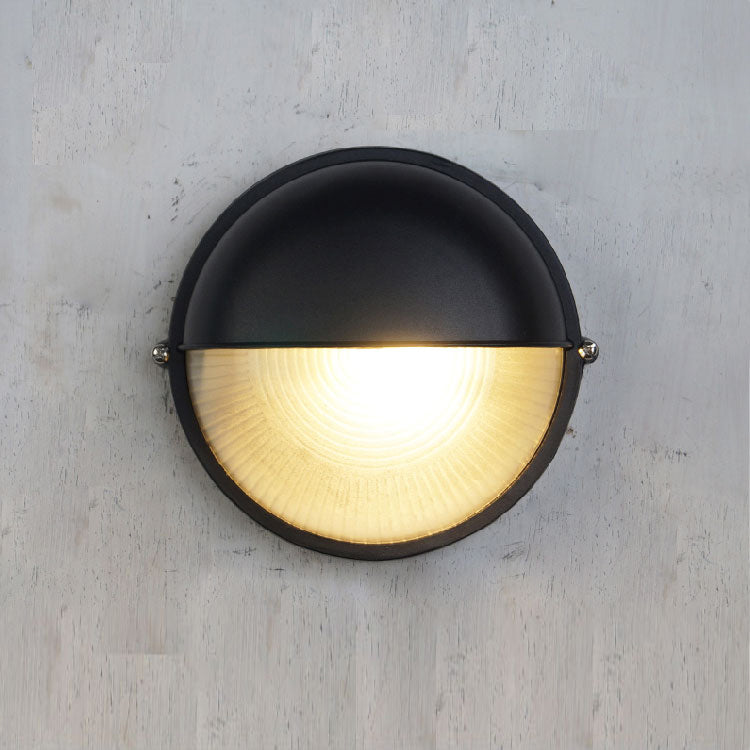 Olcarila Vintage Outdoor Glass Sconce Wall Lamp-Neutral Decor
