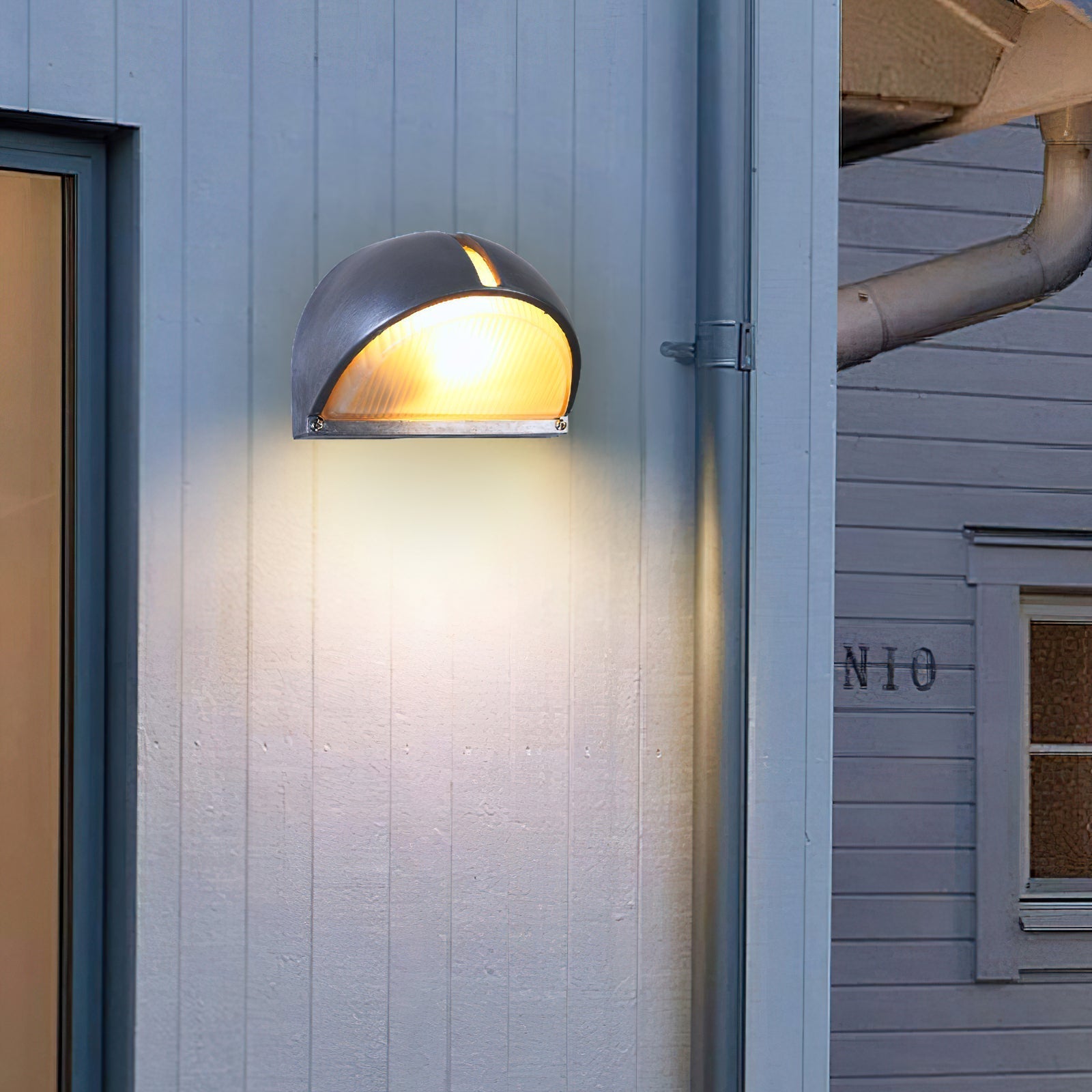 Olcarila Vintage Outdoor Glass Sconce Wall Lamp-Neutral Decor