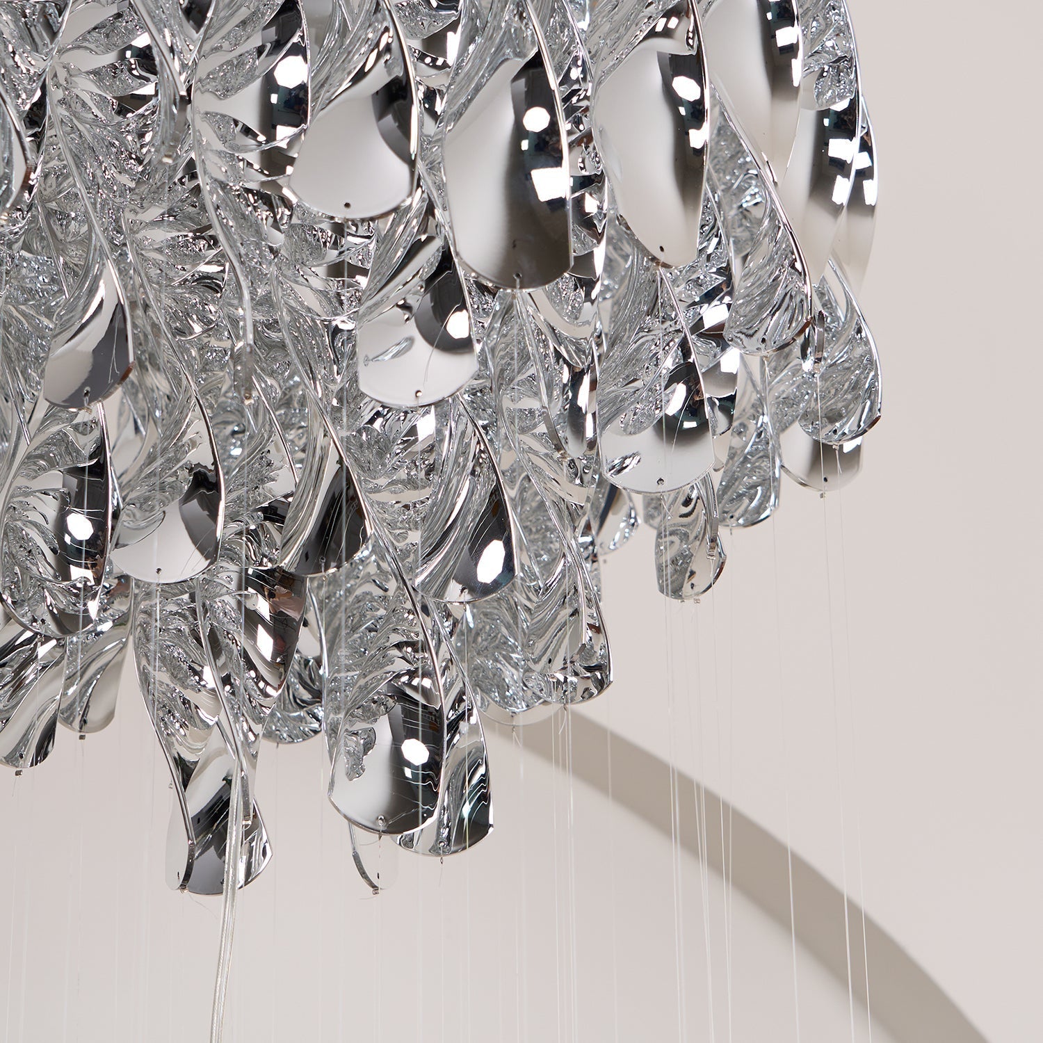 Isoran Luxe Acrylic Chandelier-Neutral Decor