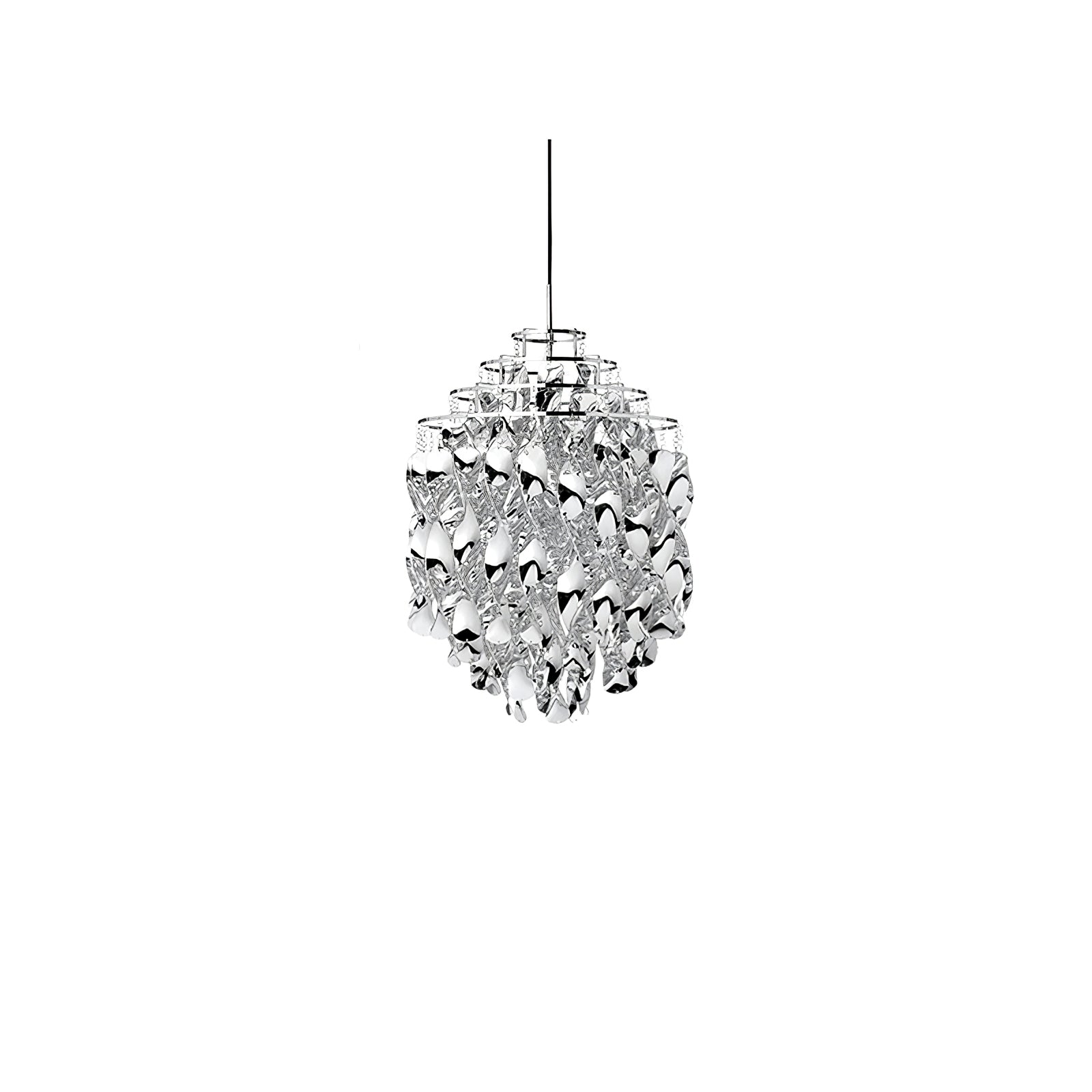 Isoran Luxe Acrylic Chandelier-Neutral Decor