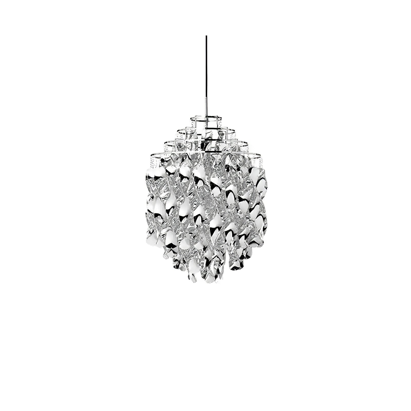 Isoran Luxe Acrylic Chandelier-Neutral Decor