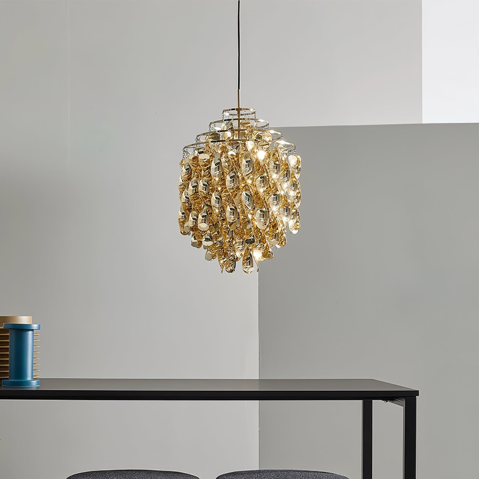 Isoran Luxe Acrylic Chandelier-Neutral Decor