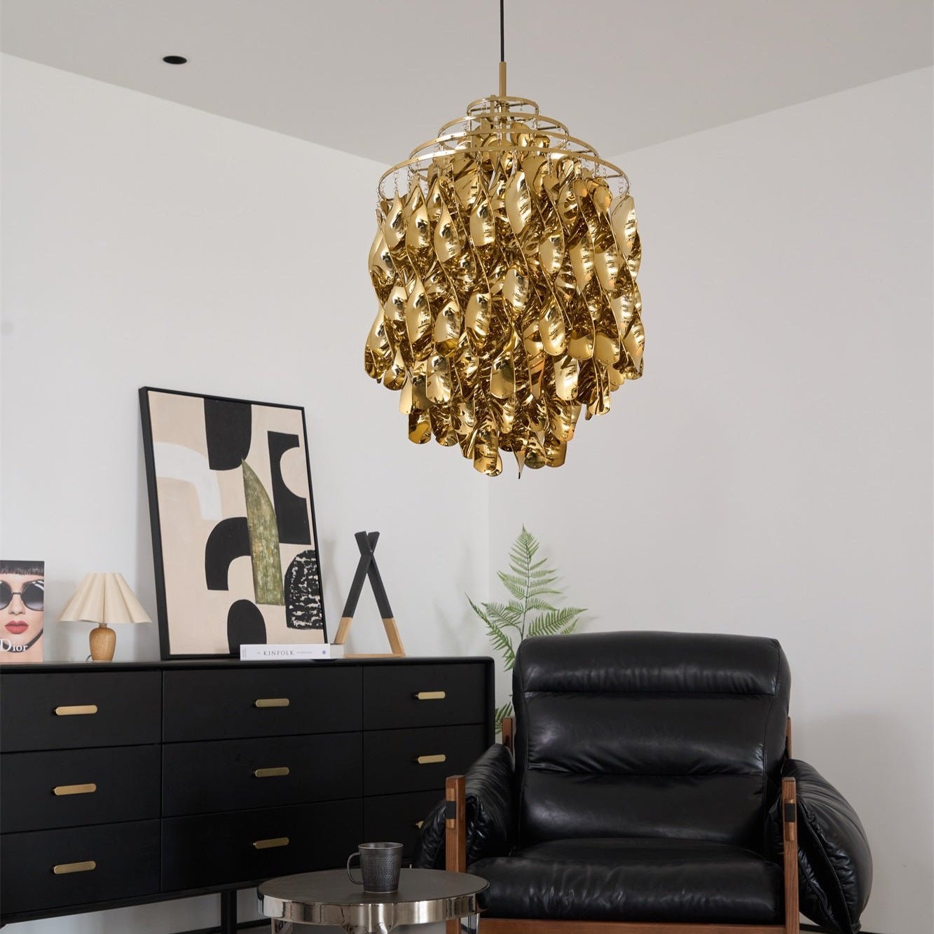 Isoran Luxe Acrylic Chandelier-Neutral Decor