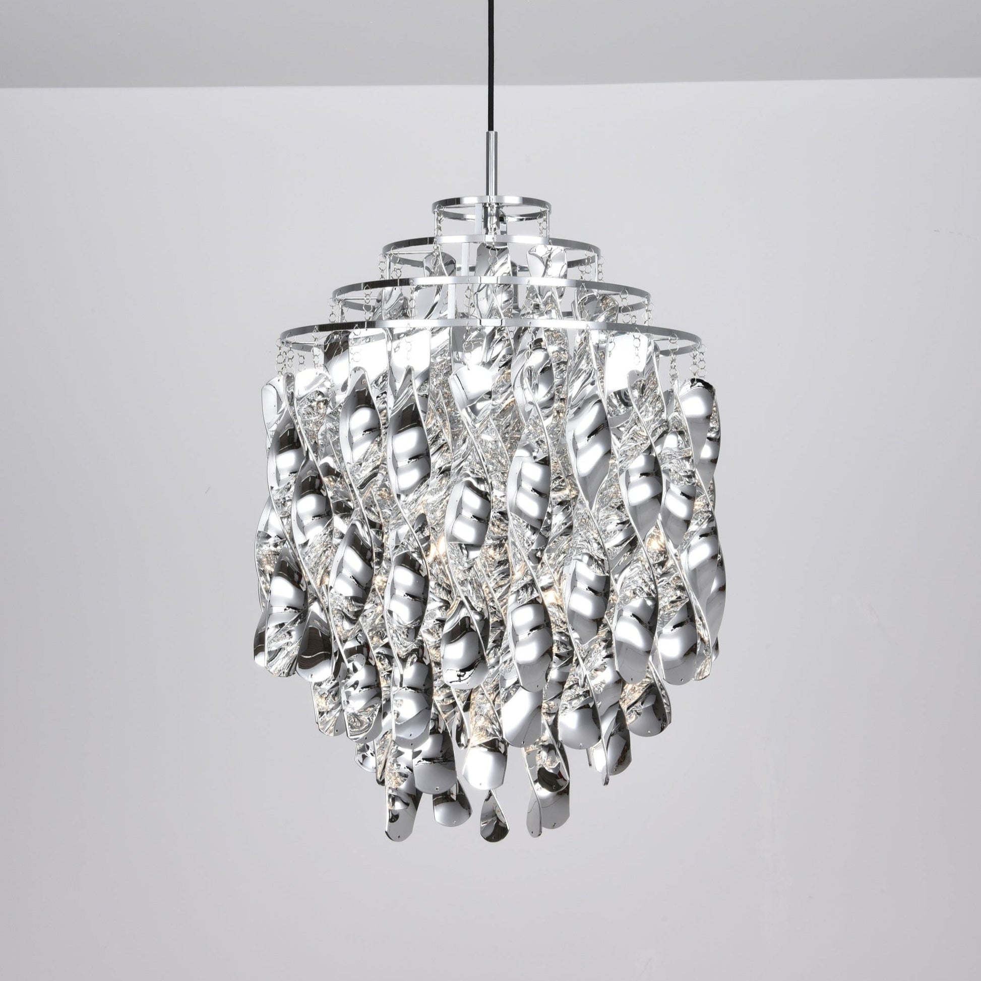 Isoran Luxe Acrylic Chandelier-Neutral Decor