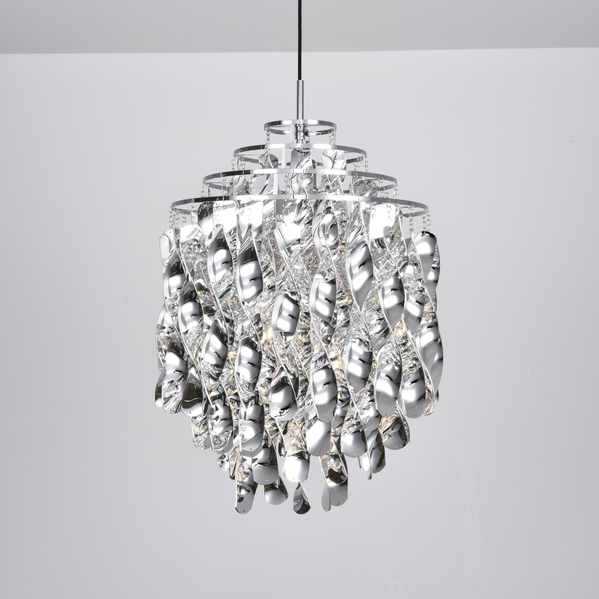 Isoran Luxe Acrylic Chandelier-Neutral Decor