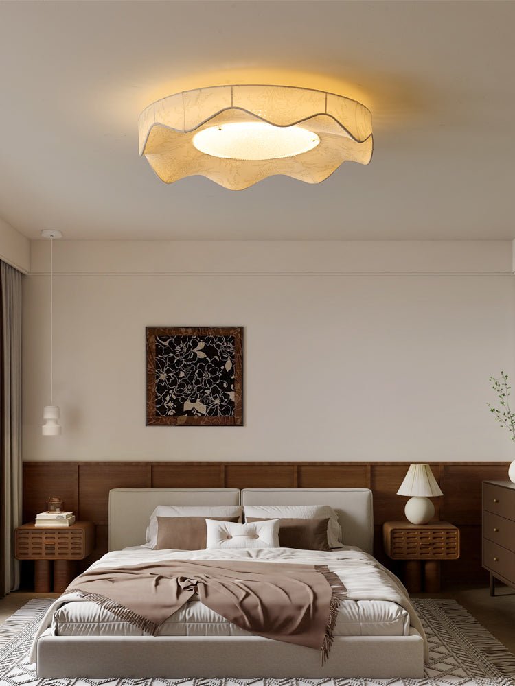 Arvele Premium Nordic Art Fabric Ceiling Light-Neutral Decor