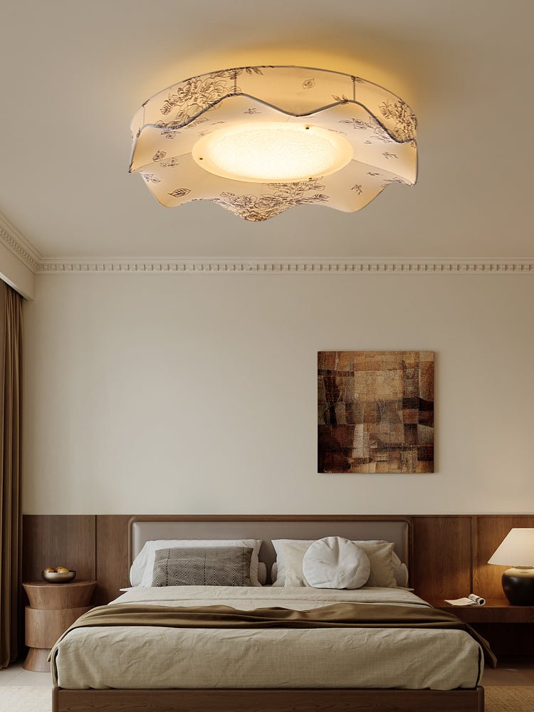 Arvele Premium Nordic Art Fabric Ceiling Light-Neutral Decor
