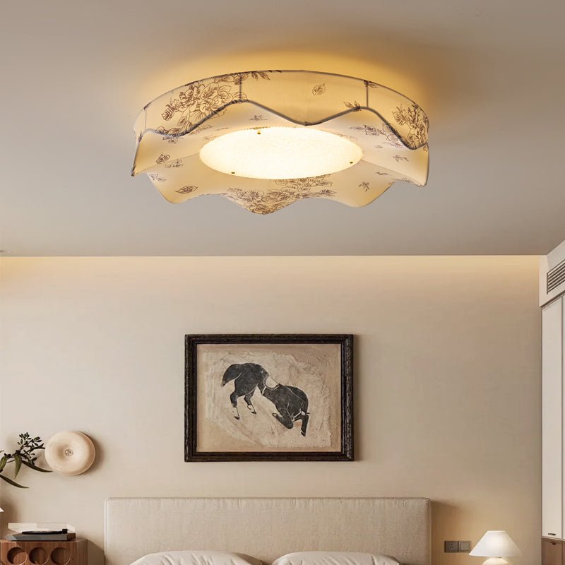 Arvele Premium Nordic Art Fabric Ceiling Light-Neutral Decor
