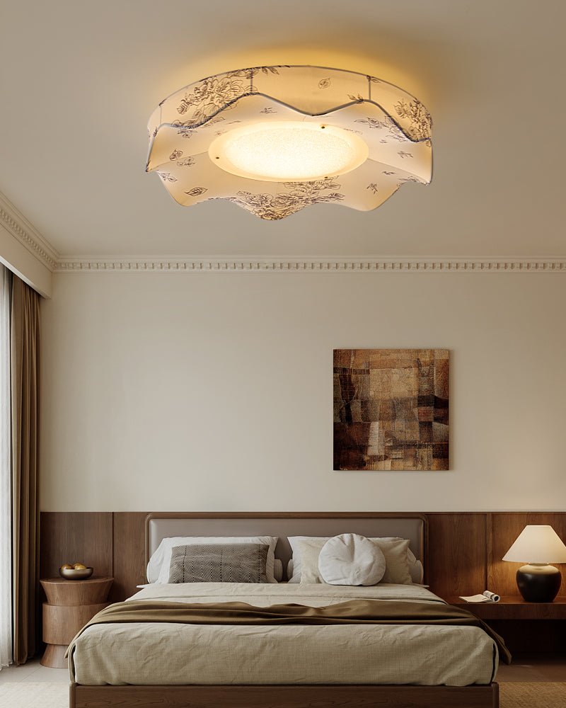Arvele Premium Nordic Art Fabric Ceiling Light-Neutral Decor