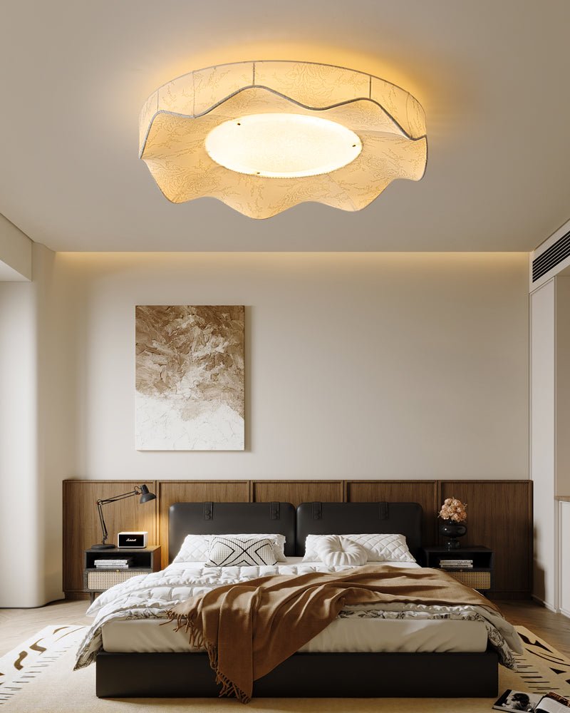 Arvele Premium Nordic Art Fabric Ceiling Light-Neutral Decor