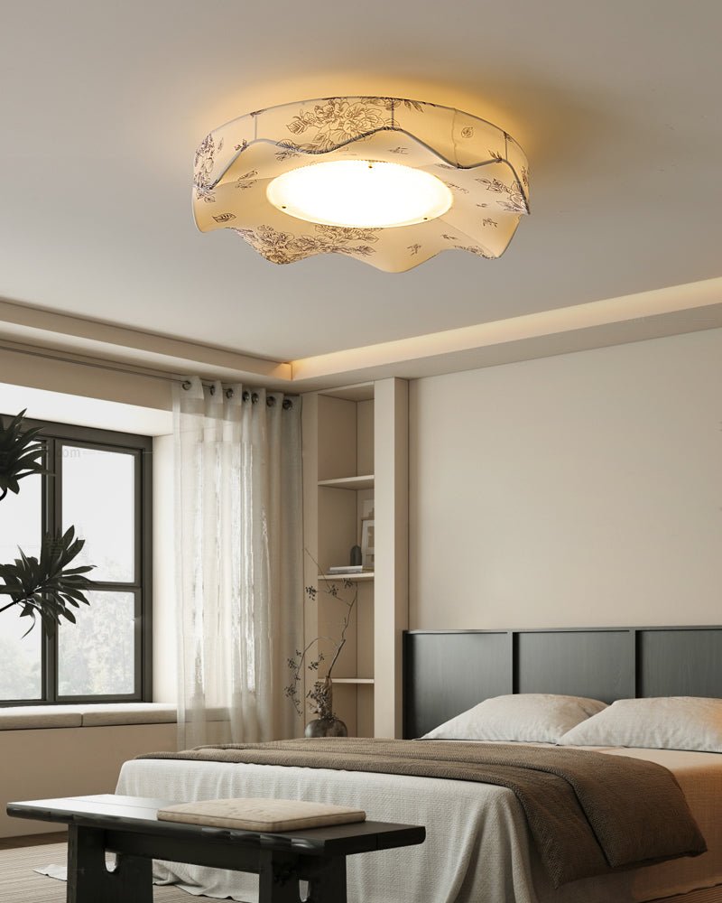 Arvele Premium Nordic Art Fabric Ceiling Light-Neutral Decor