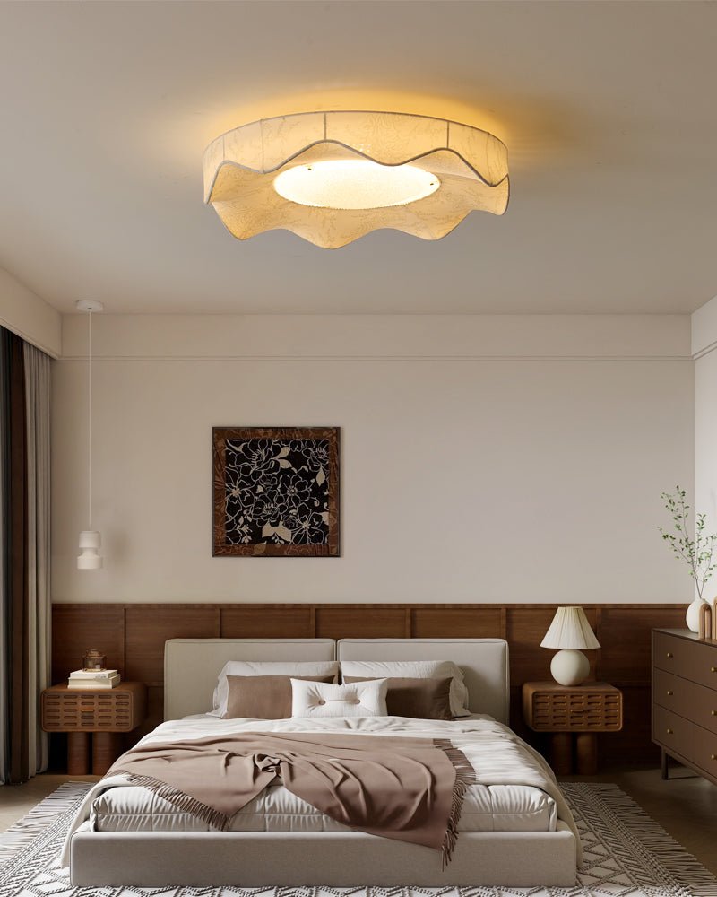 Arvele Premium Nordic Art Fabric Ceiling Light-Neutral Decor