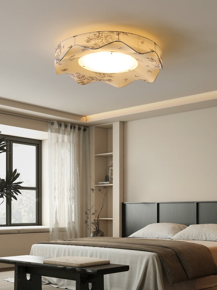 Arvele Premium Nordic Art Fabric Ceiling Light-Neutral Decor