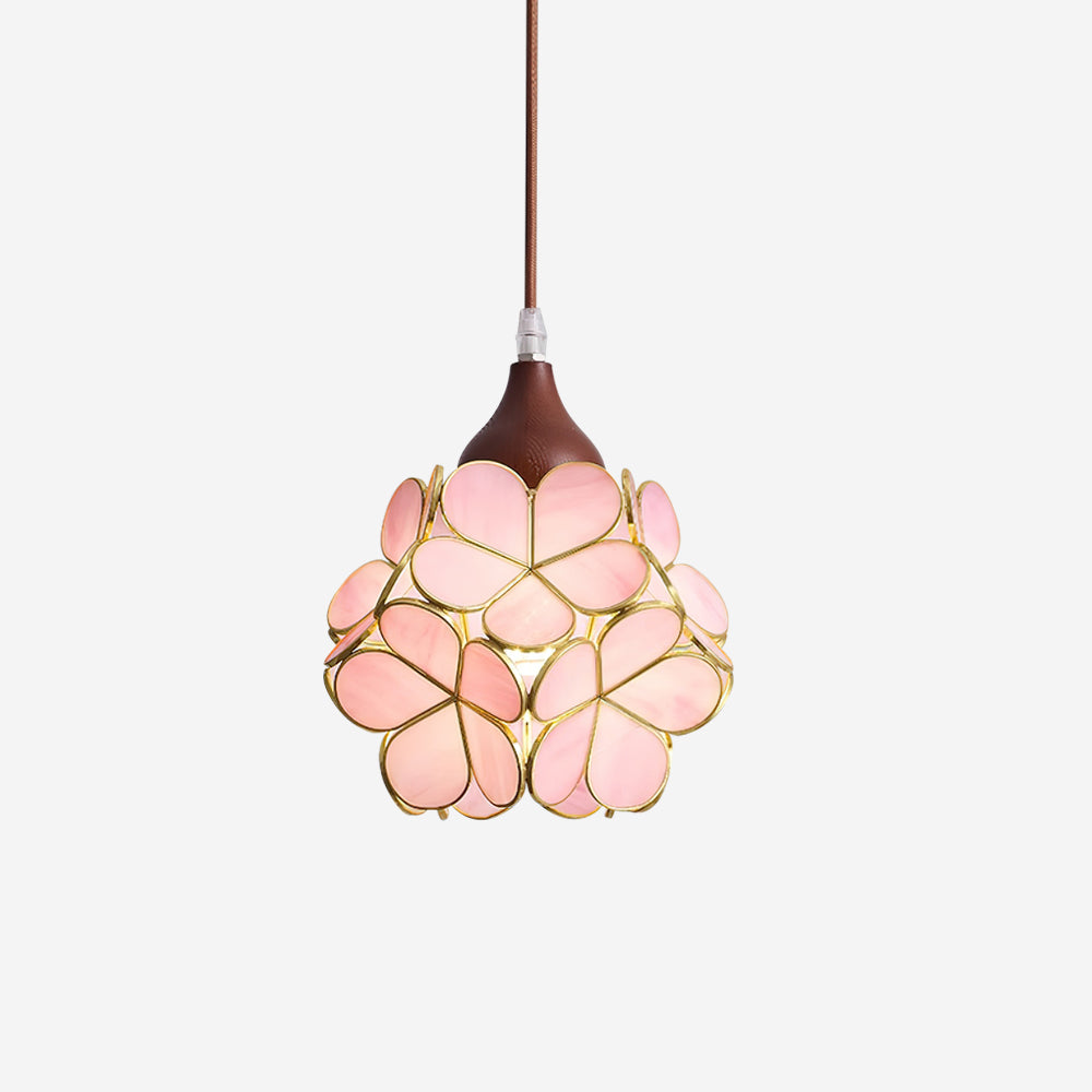 Velina Pink Petal Pendant Light