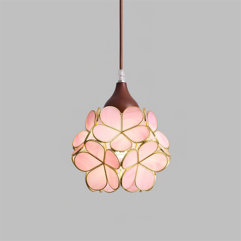 Velina Pink Petal Pendant Light