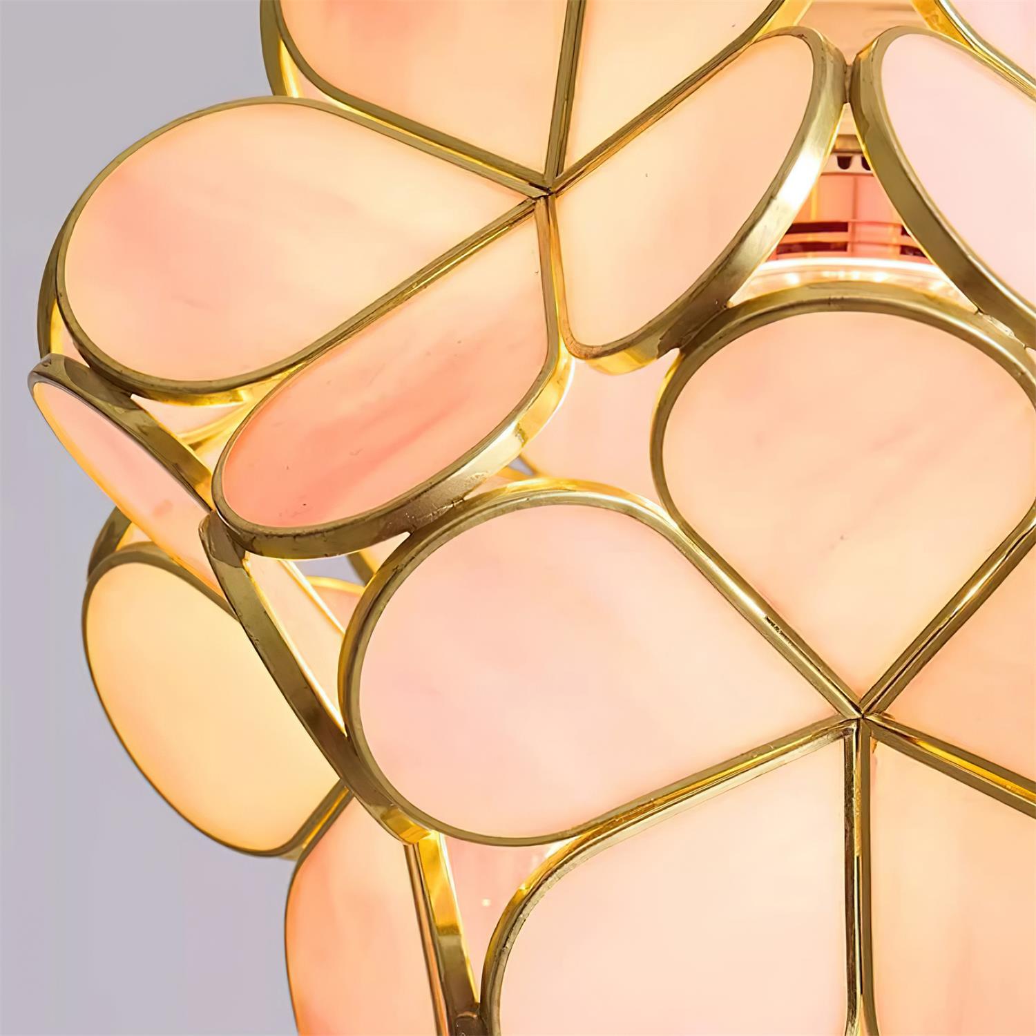 Velina Pink Petal Pendant Light