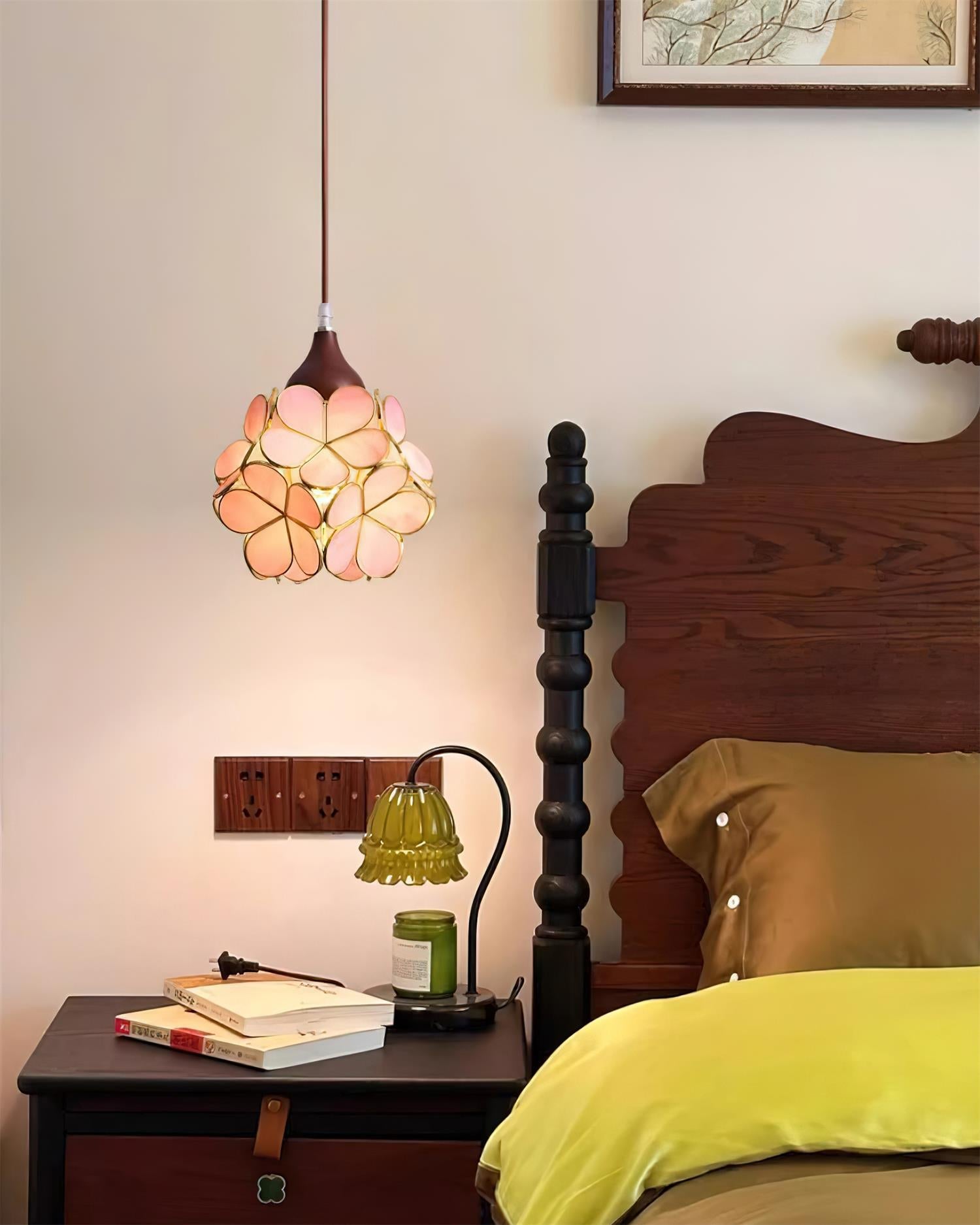 Velina Pink Petal Pendant Light