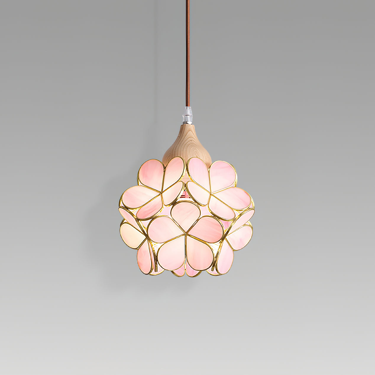 Velina Pink Petal Pendant Light