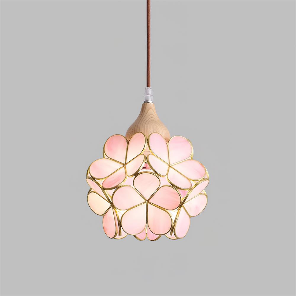 Velina Pink Petal Pendant Light