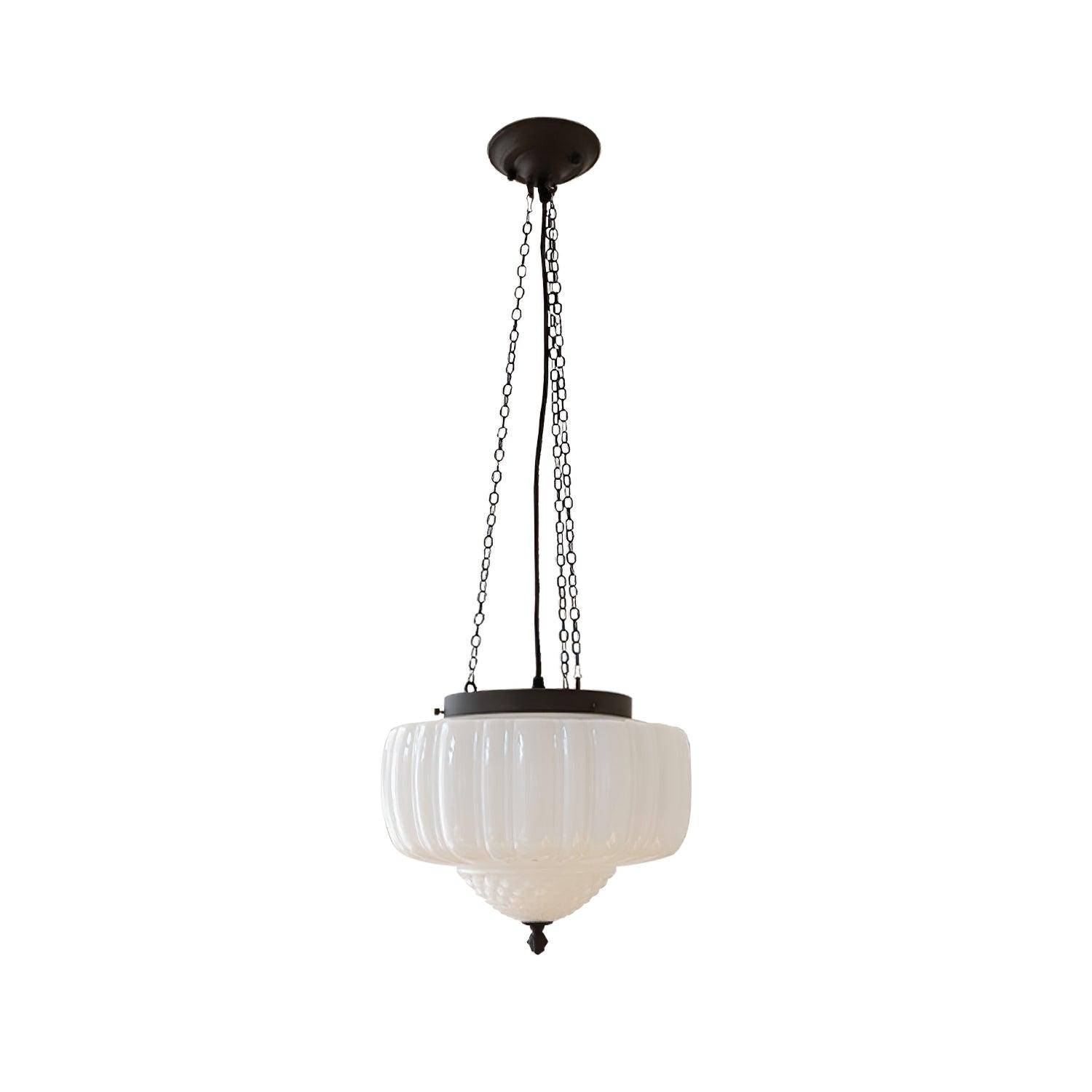 Yara Contemporary Glass Pendant Light-Neutral Decor