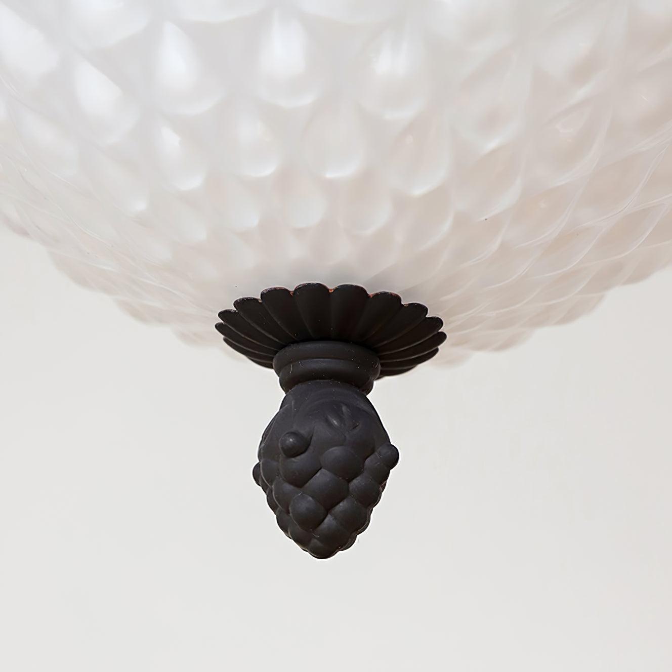 Yara Contemporary Glass Pendant Light-Neutral Decor