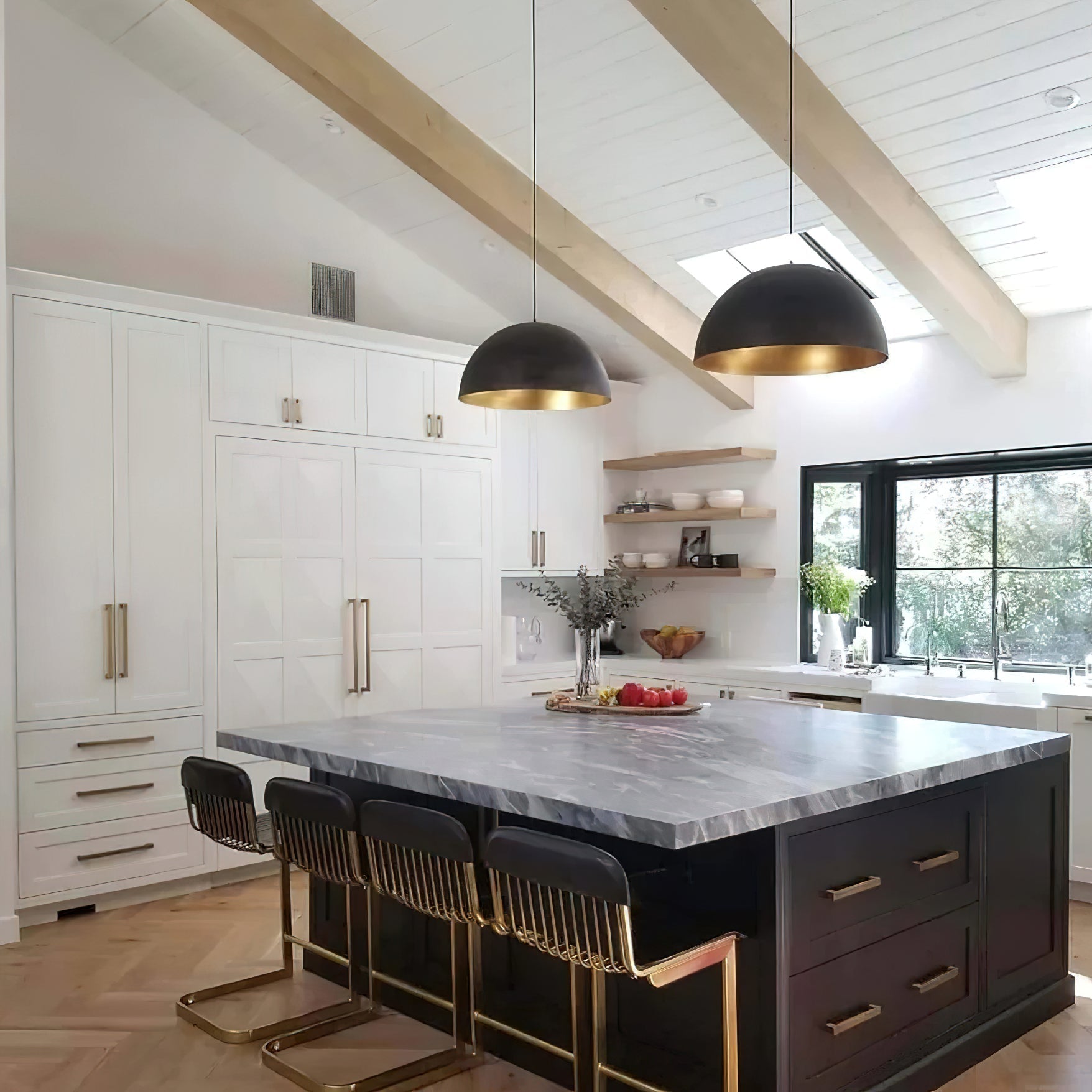 Lustra Pendant Lamp Dome Bowl for Dining Room-Neutral Decor