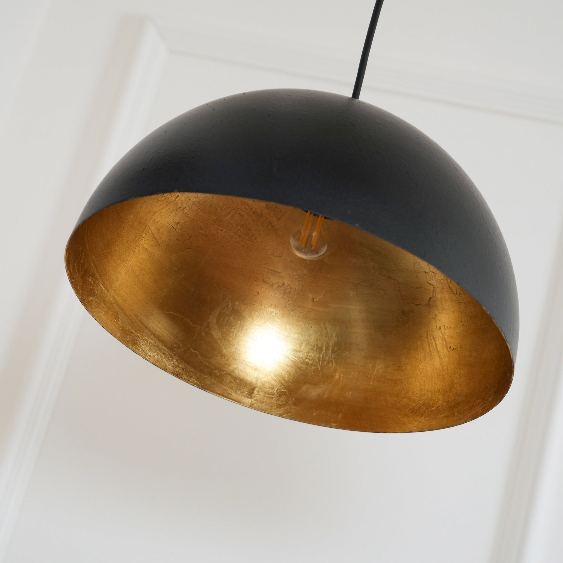 Lustra Pendant Lamp Dome Bowl for Dining Room-Neutral Decor