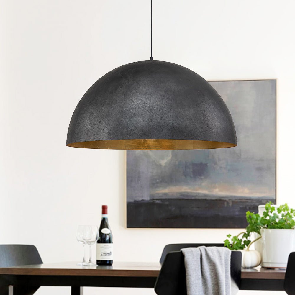 Lustra Pendant Lamp Dome Bowl for Dining Room-Neutral Decor