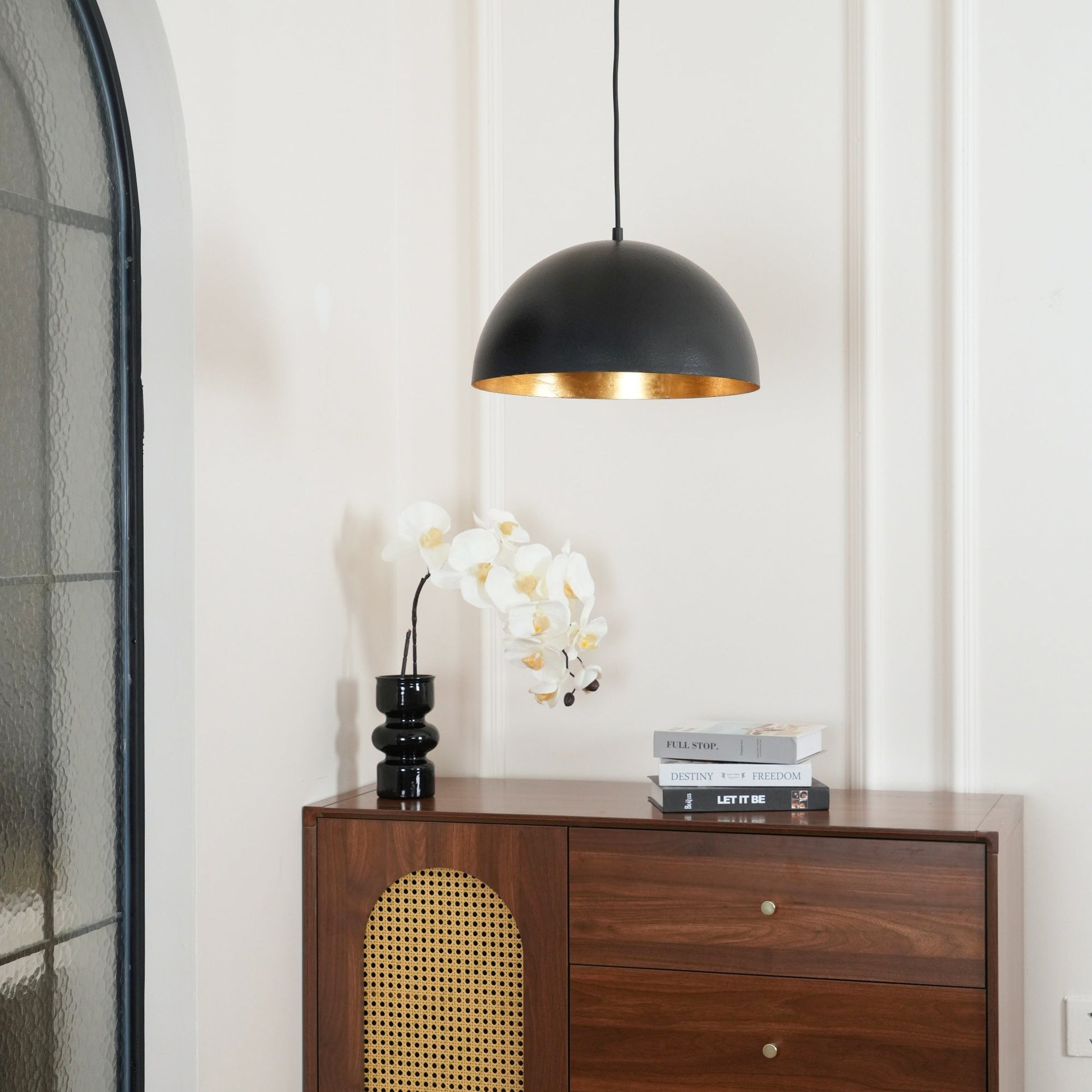 Lustra Pendant Lamp Dome Bowl for Dining Room-Neutral Decor