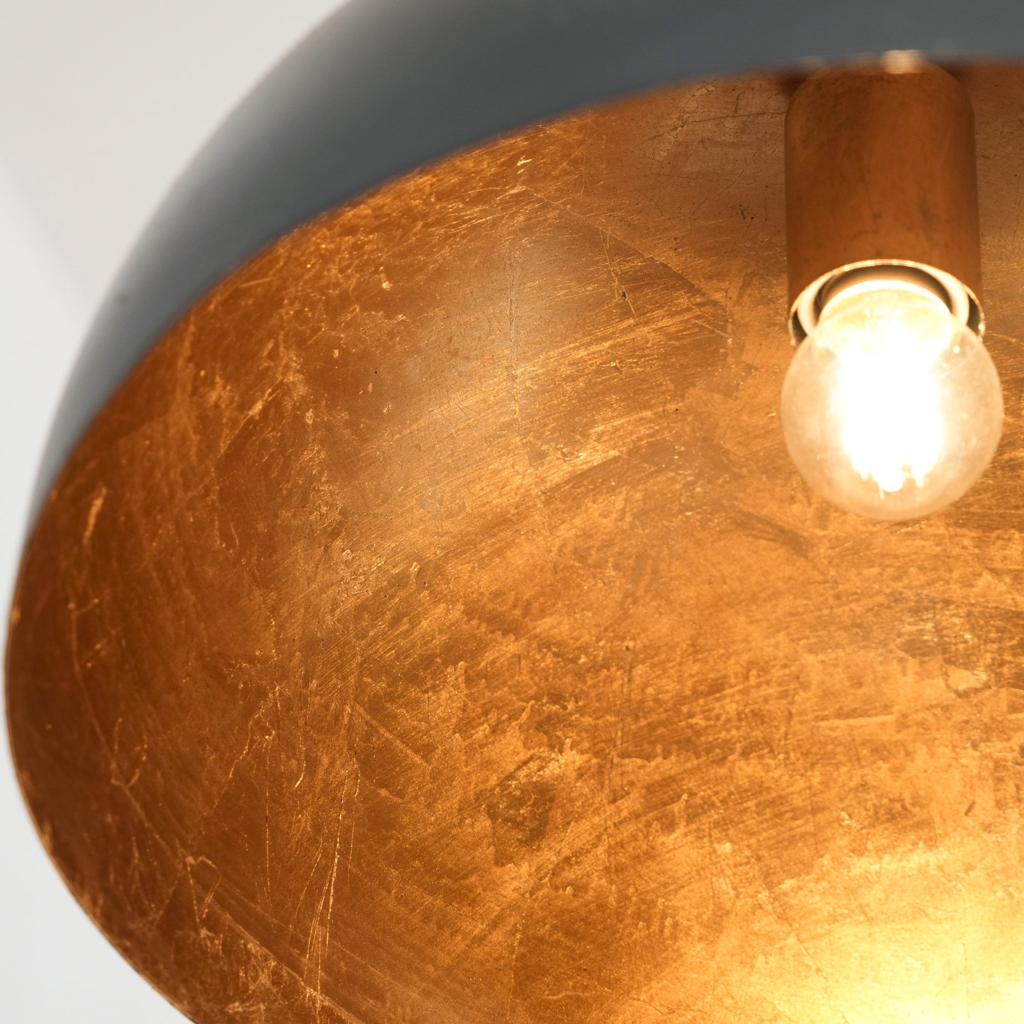 Lustra Pendant Lamp Dome Bowl for Dining Room-Neutral Decor